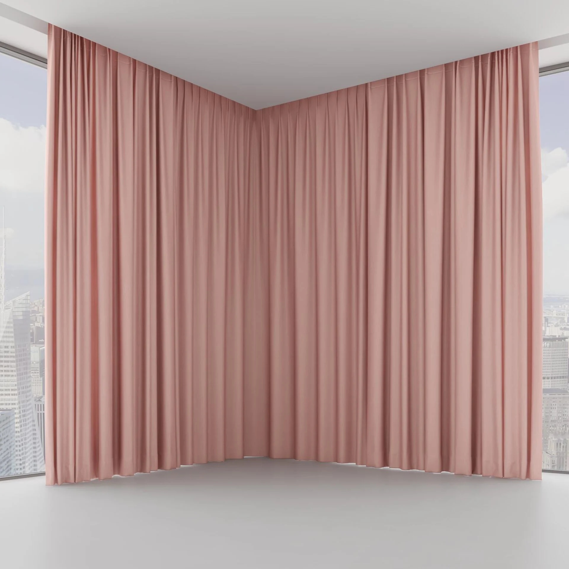 Front view of Kidglove Boudoir, on hidden rail