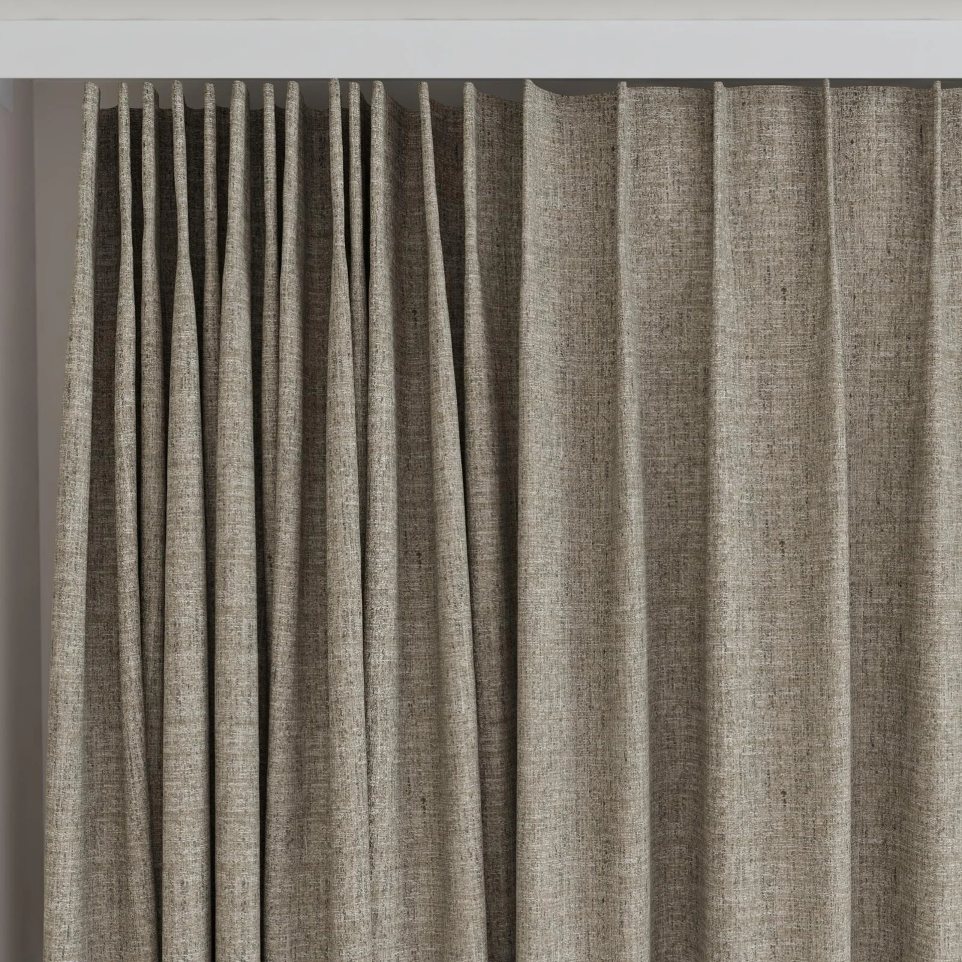 Top view of Dryland Elephant, on curtain rail