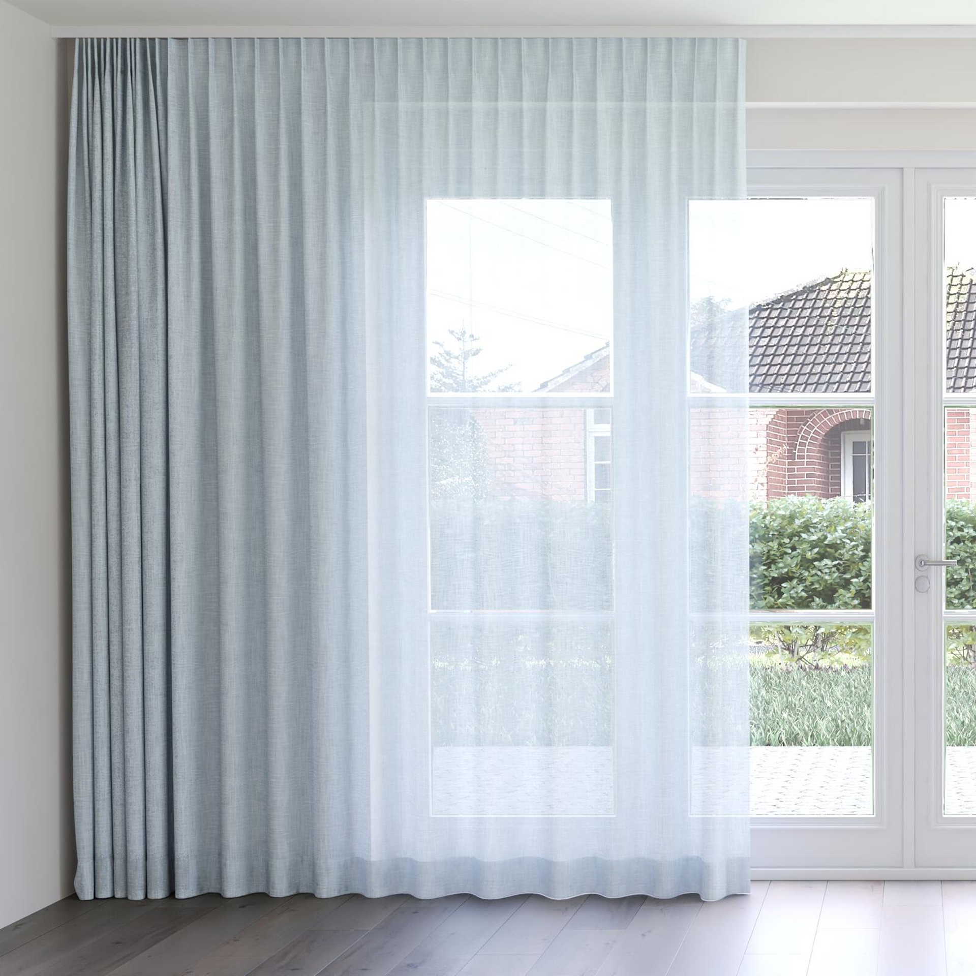 Front view of Motion Whisper, on curtain rail
