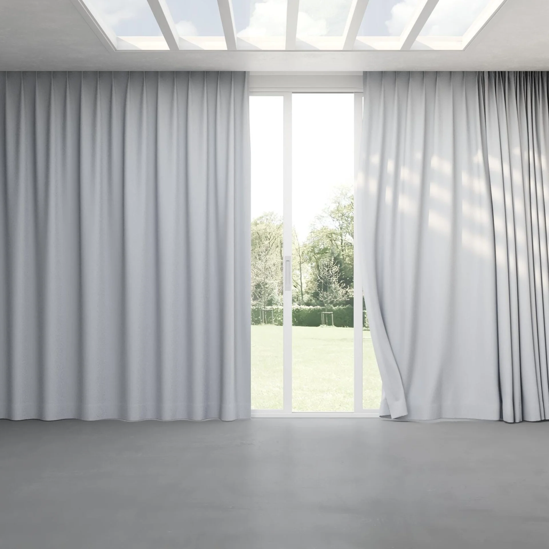 Full view of Quantum FR Vapour, pinch pleat