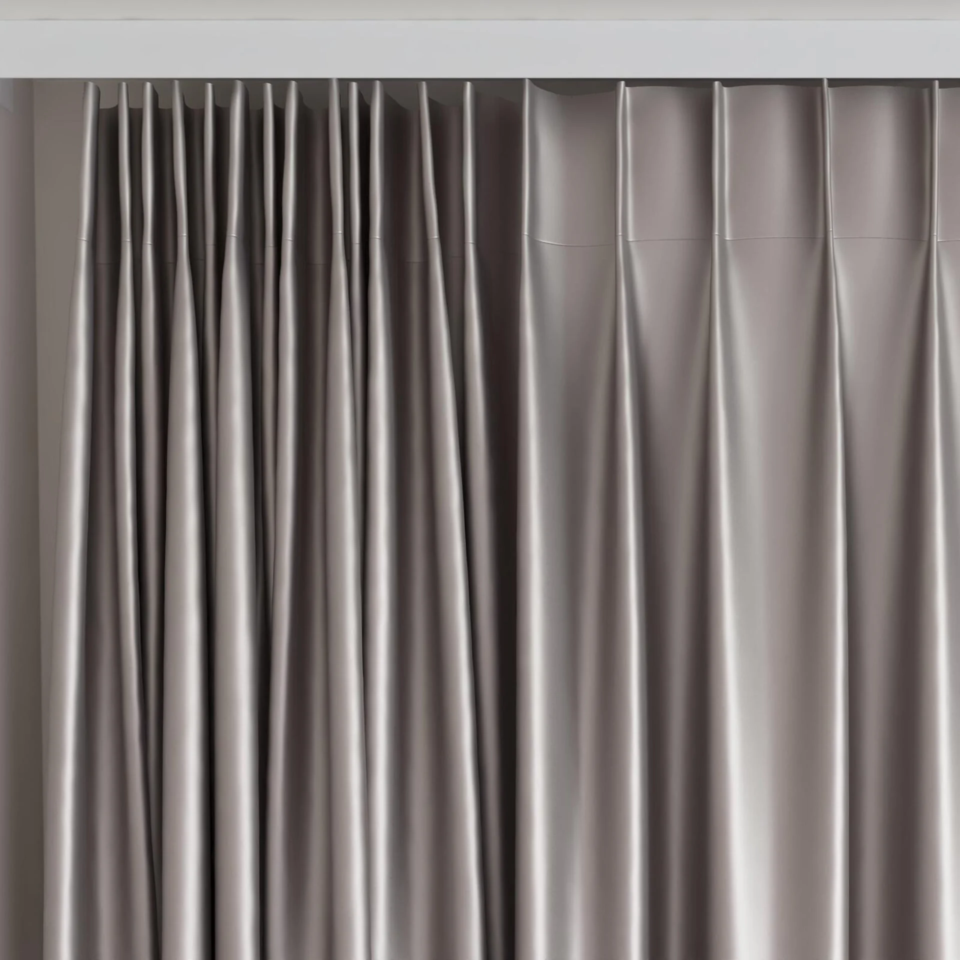 Top view of North Face Titanium, on curtain rail