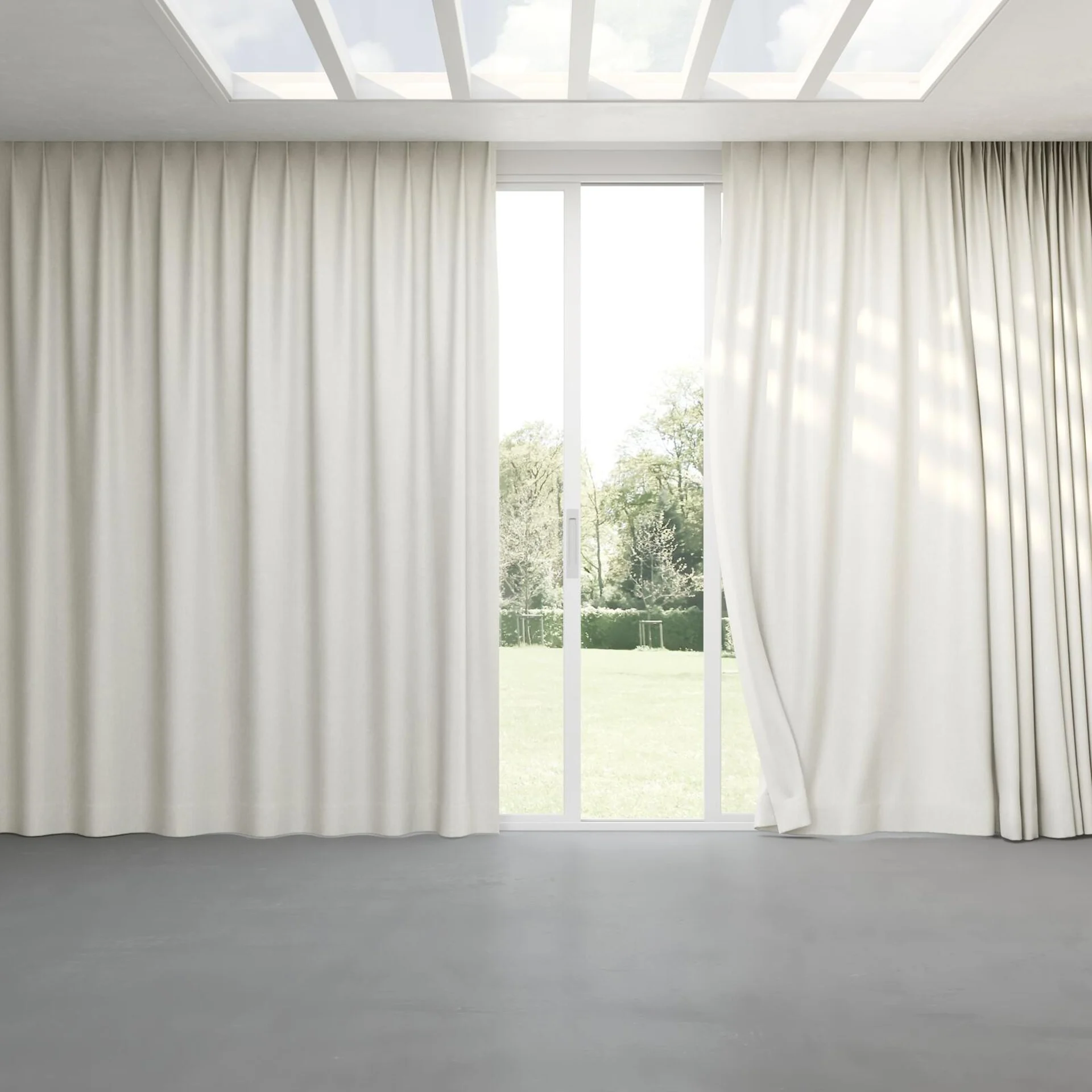 Full view of Glamour Bone, pinch pleat