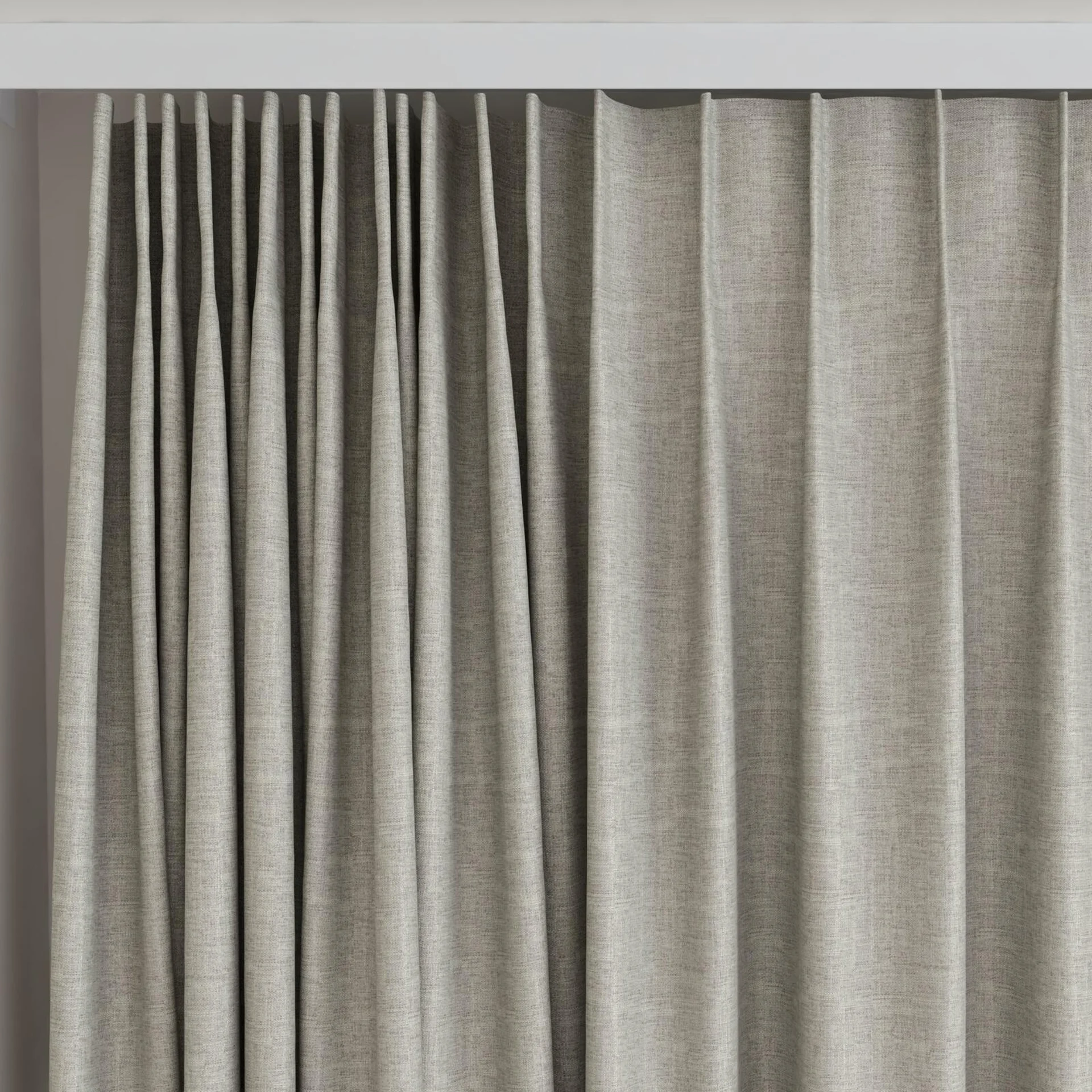 Top view of Stonewall Blackout Elephant, on curtain rail