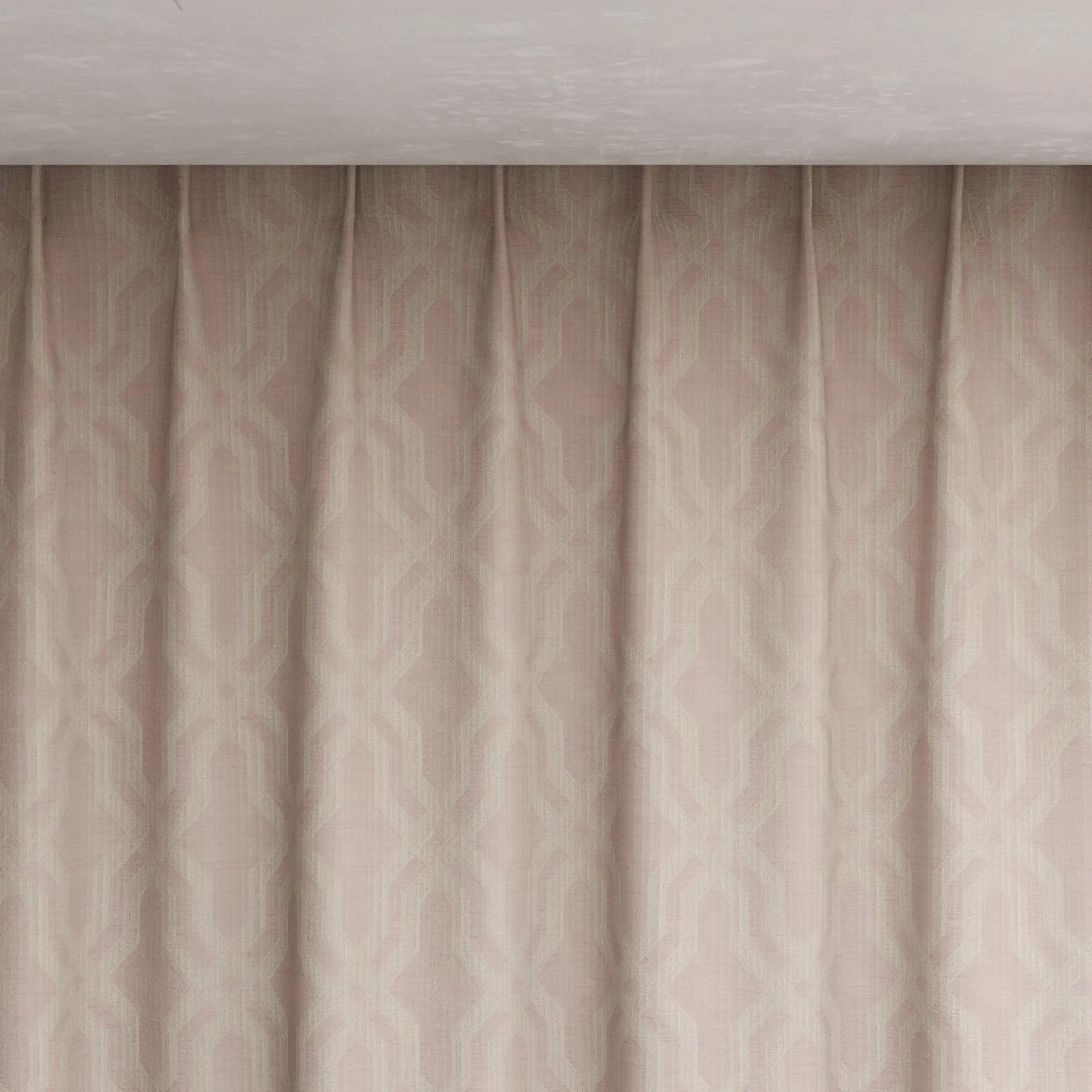Top view of Modus Blossom, pinch pleat