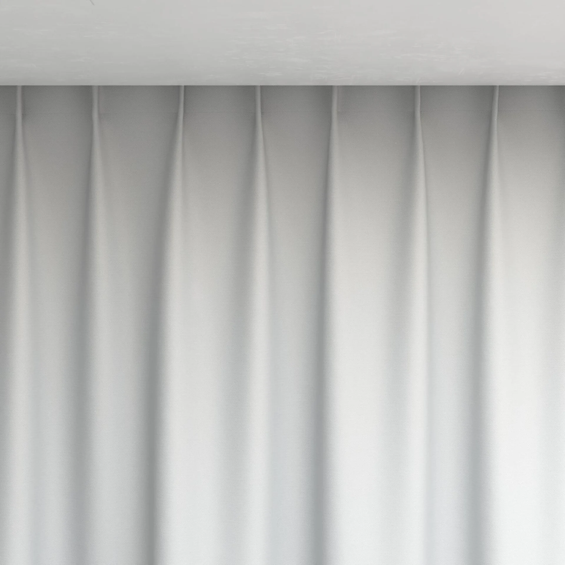 Top view of Duede Snow, pinch pleat