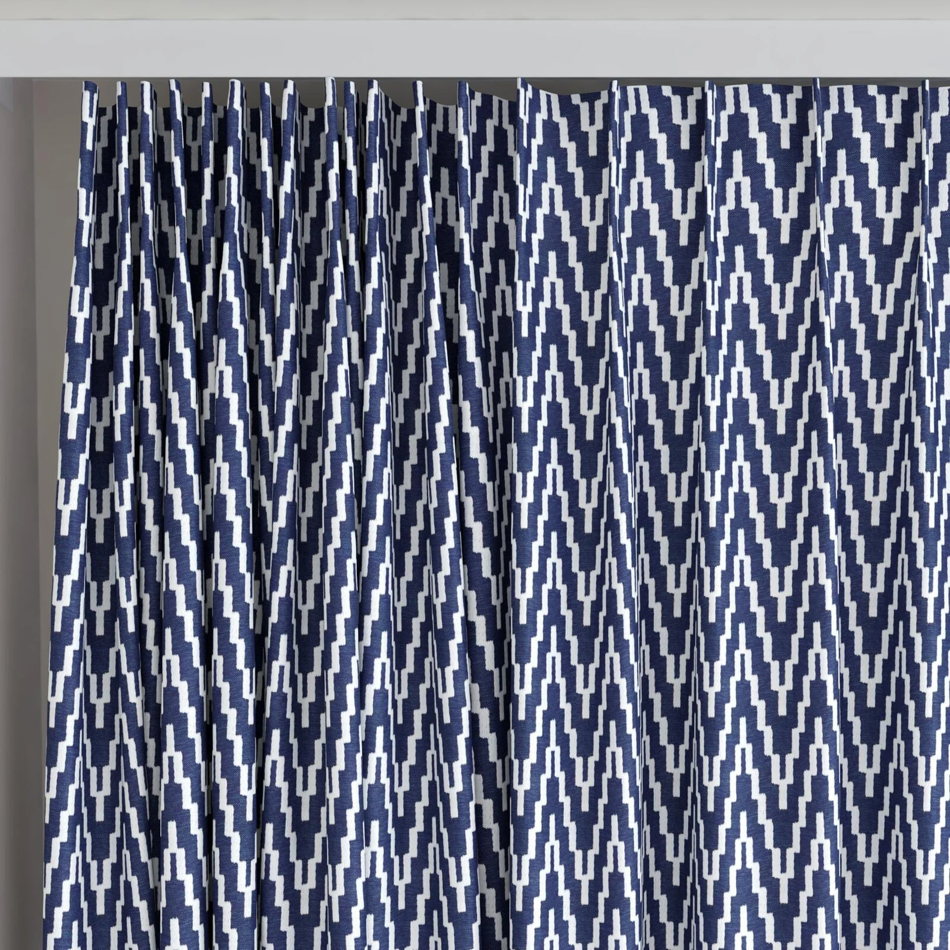 Top view of Running Marine, on curtain rail