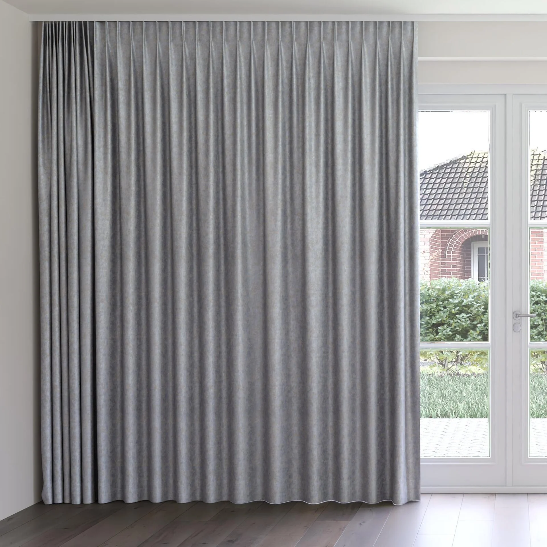 Front view of Renaissance Ocean, on curtain rail
