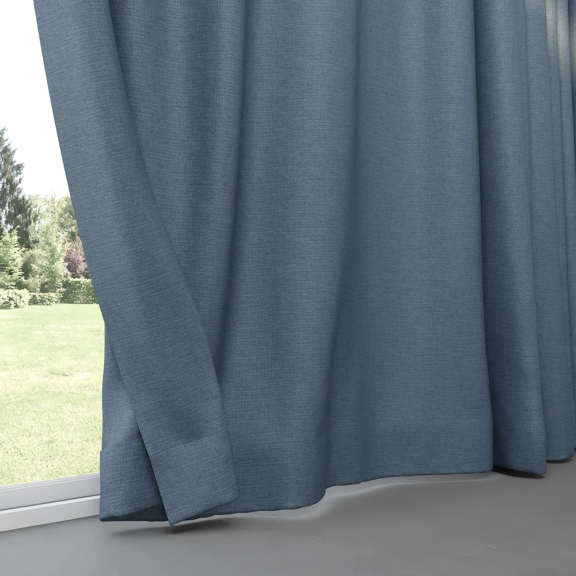 Bottom view of Bravo Limoges, pinch pleat
