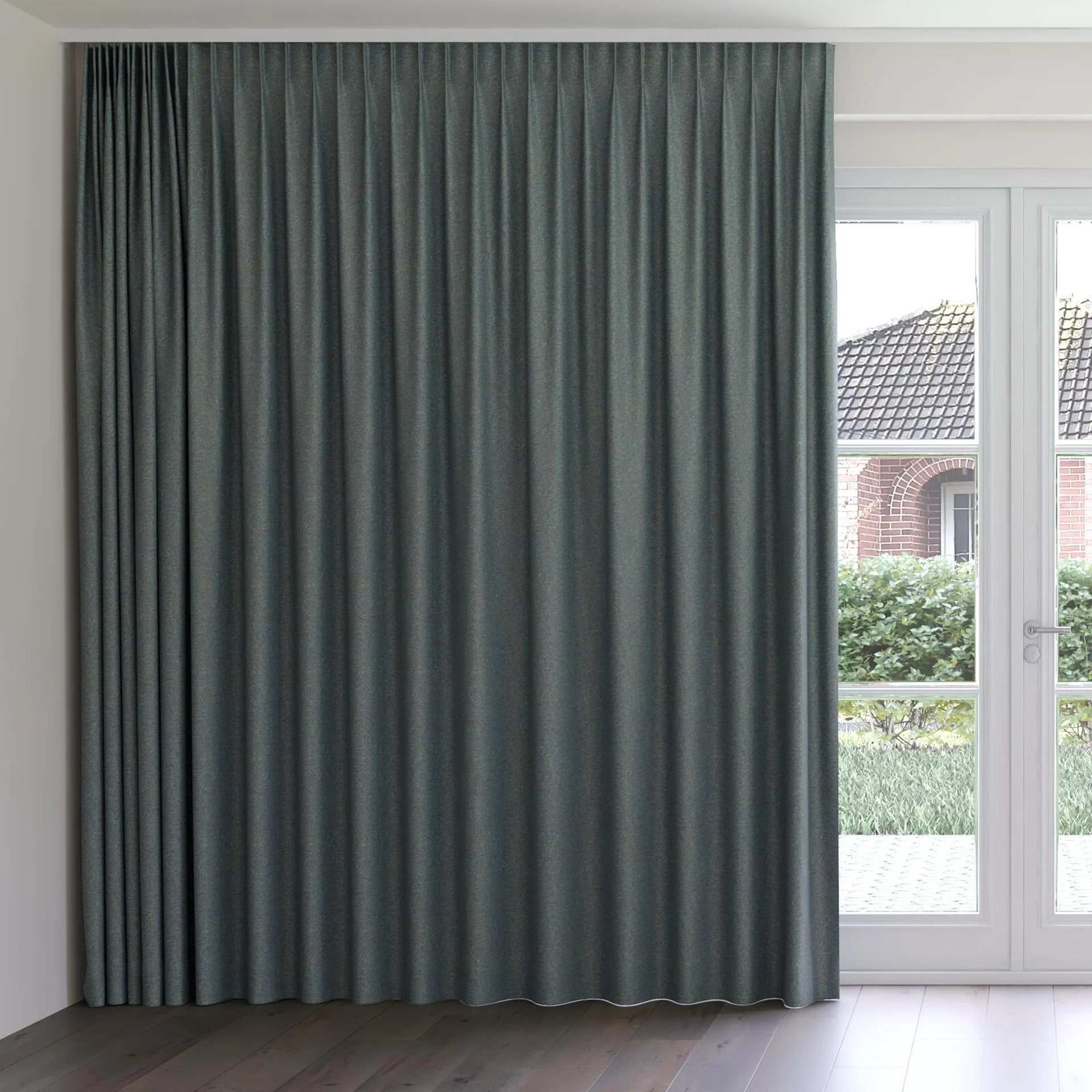 Front view of Bora Bora Lagoon, on curtain rail