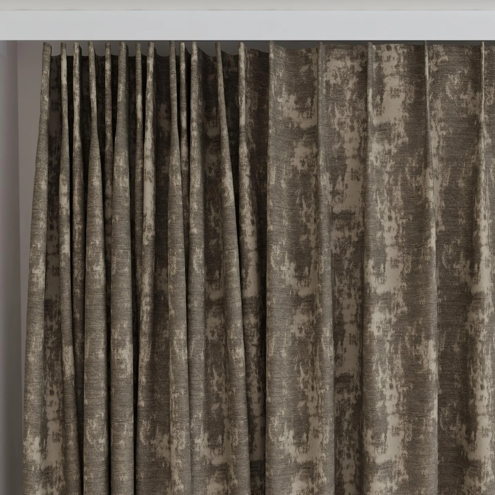 Top view of Innovation Earth, on curtain rail