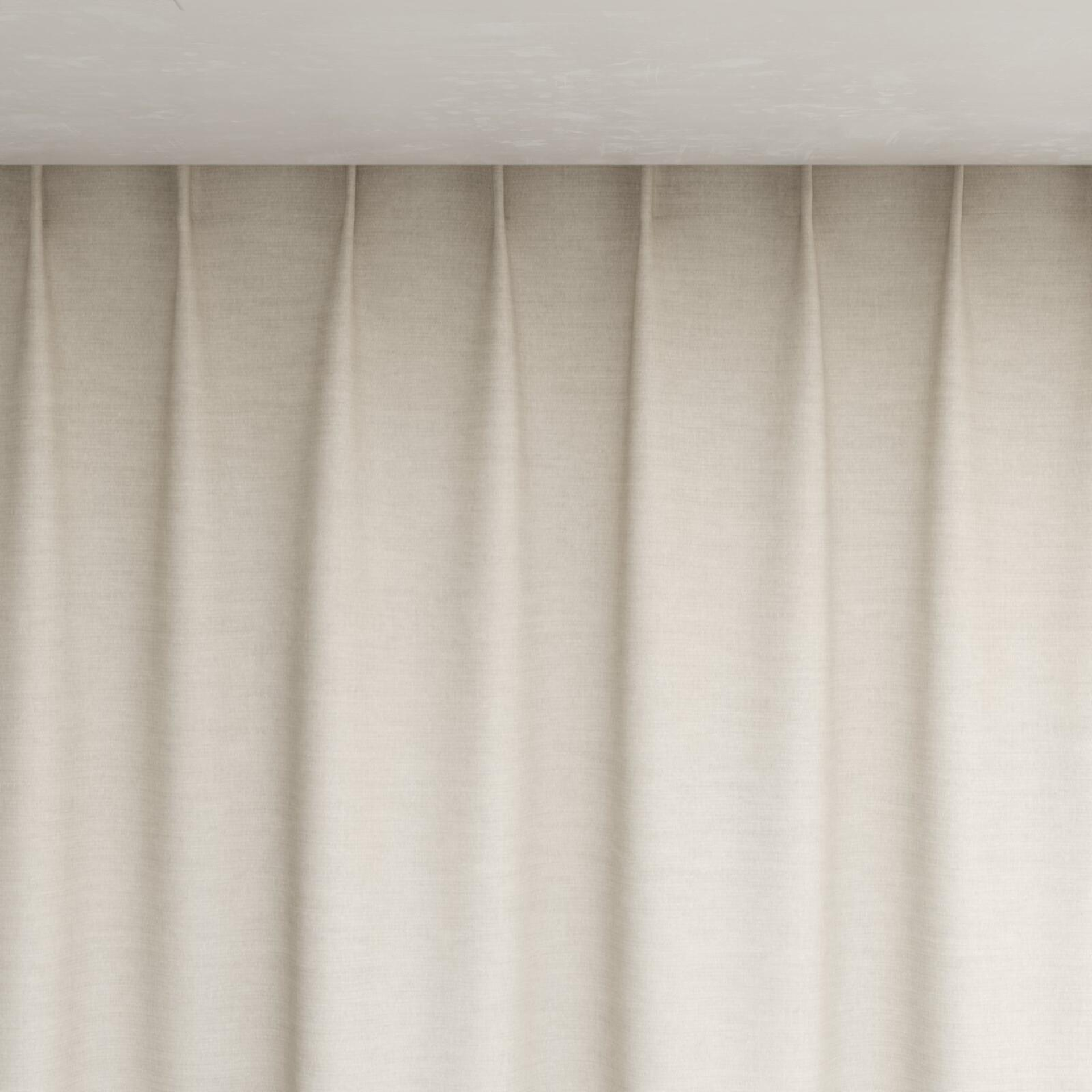 Top view of Drama Wool, pinch pleat