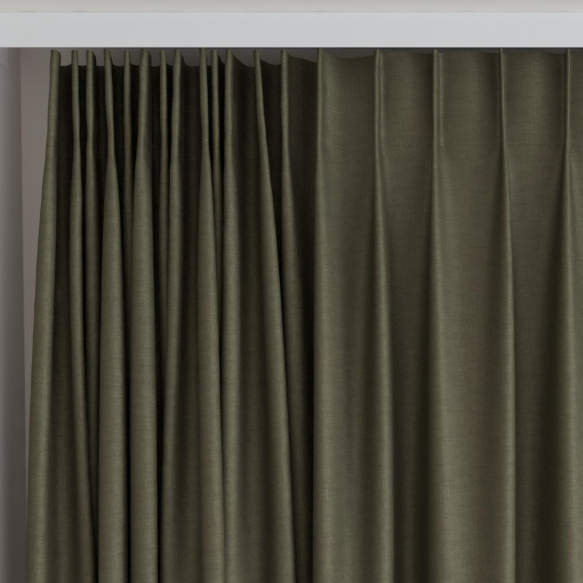 Top view of Atelier Moss, on curtain rail