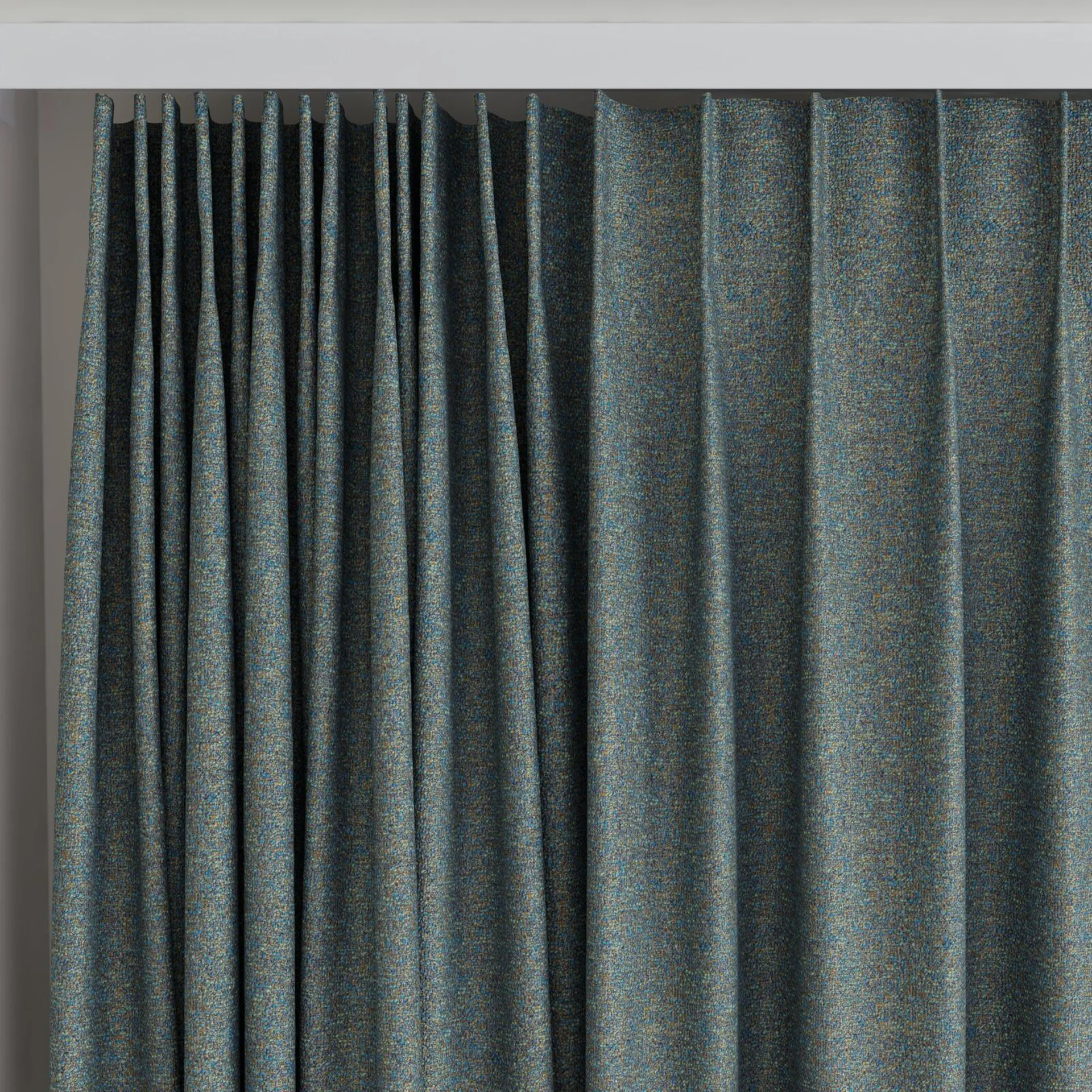 Top view of Bora Bora Lagoon, on curtain rail