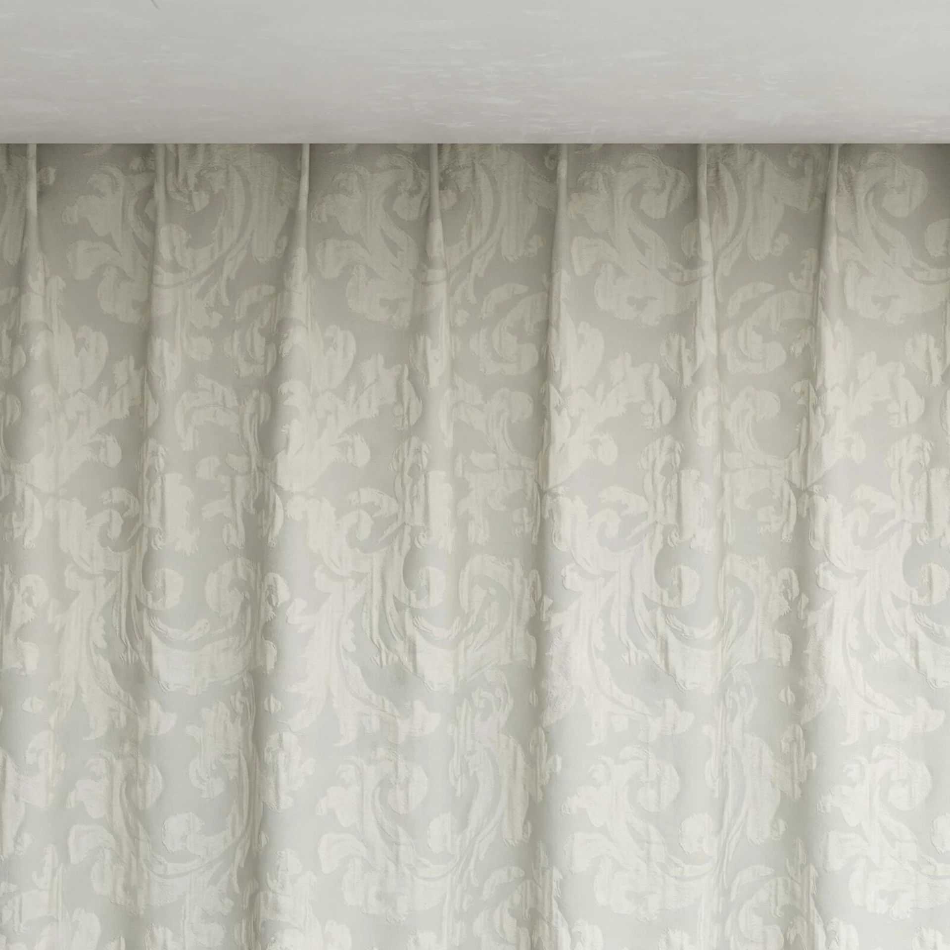 Top view of Juleste Metal, pinch pleat
