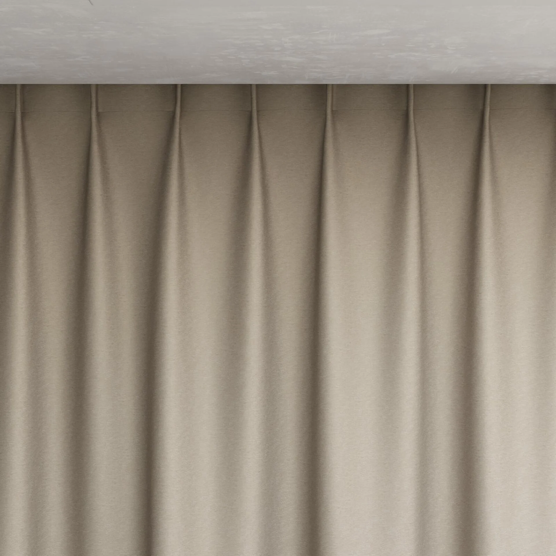 Top view of Stellar Blackout Bronze, pinch pleat