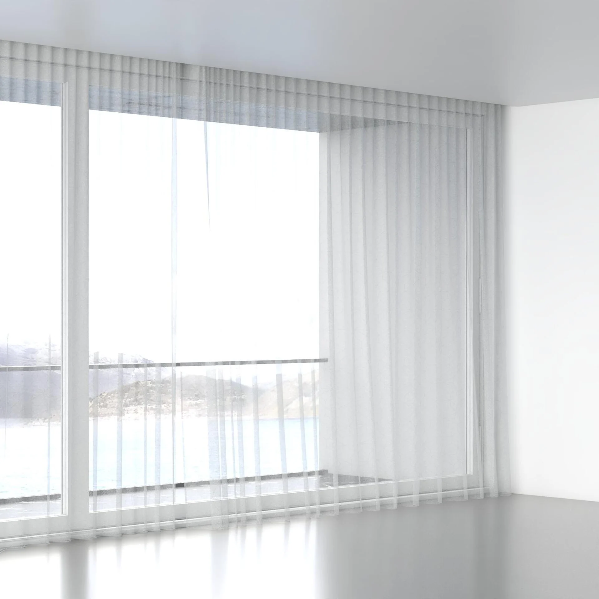 Full view of Alassio Winter, wave pleat