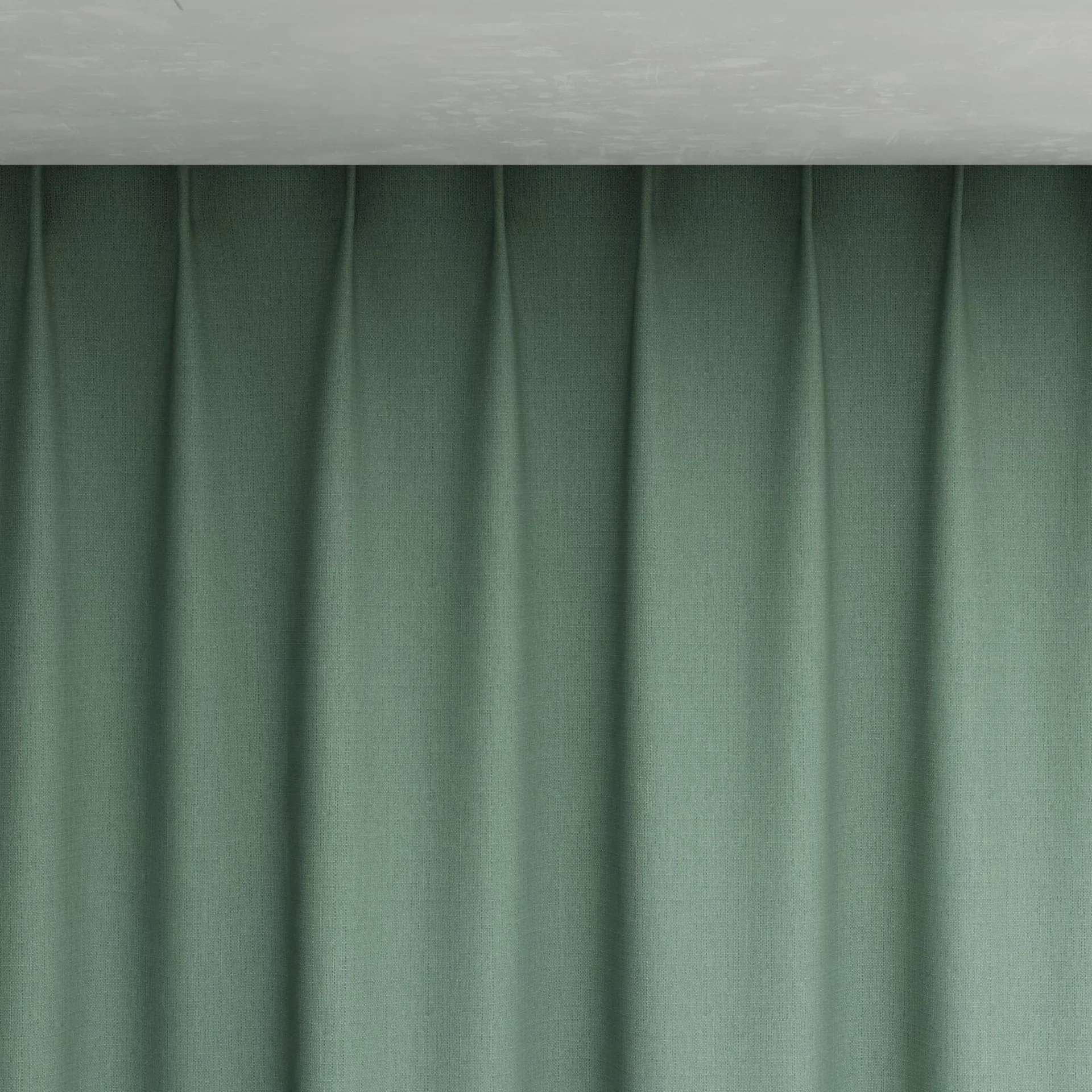 Top view of Darkness Forest, pinch pleat