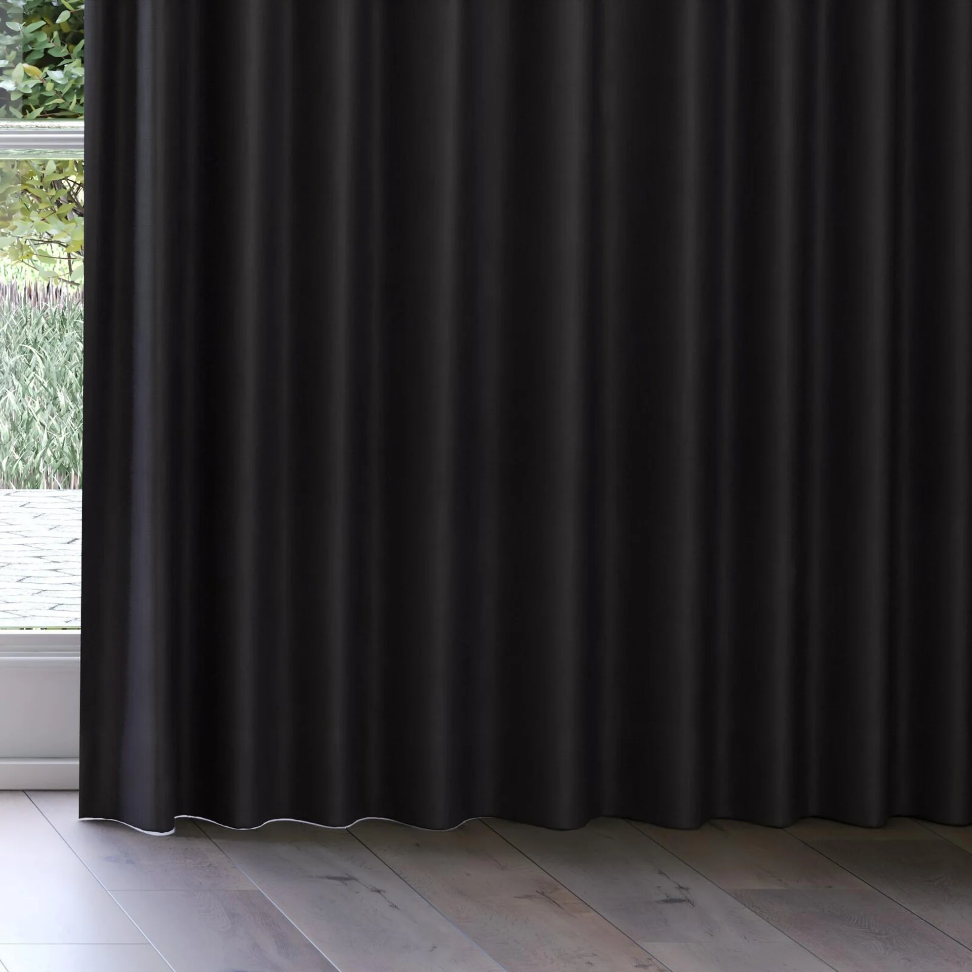 Bottom view of Lexicon Onyx, on curtain rail