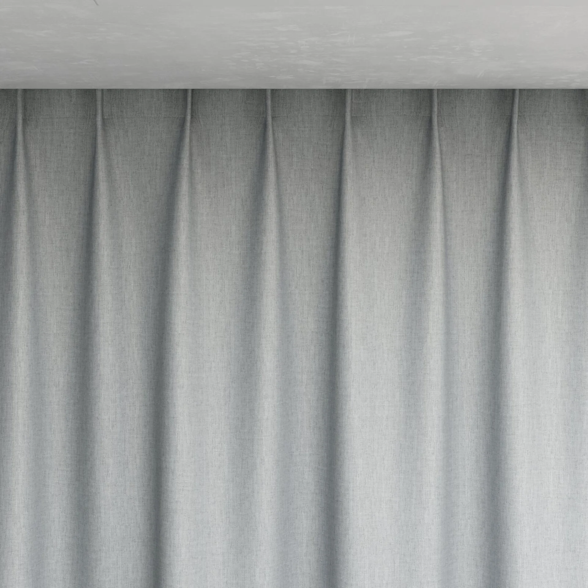Top view of Stonewall Blackout Cloud, pinch pleat
