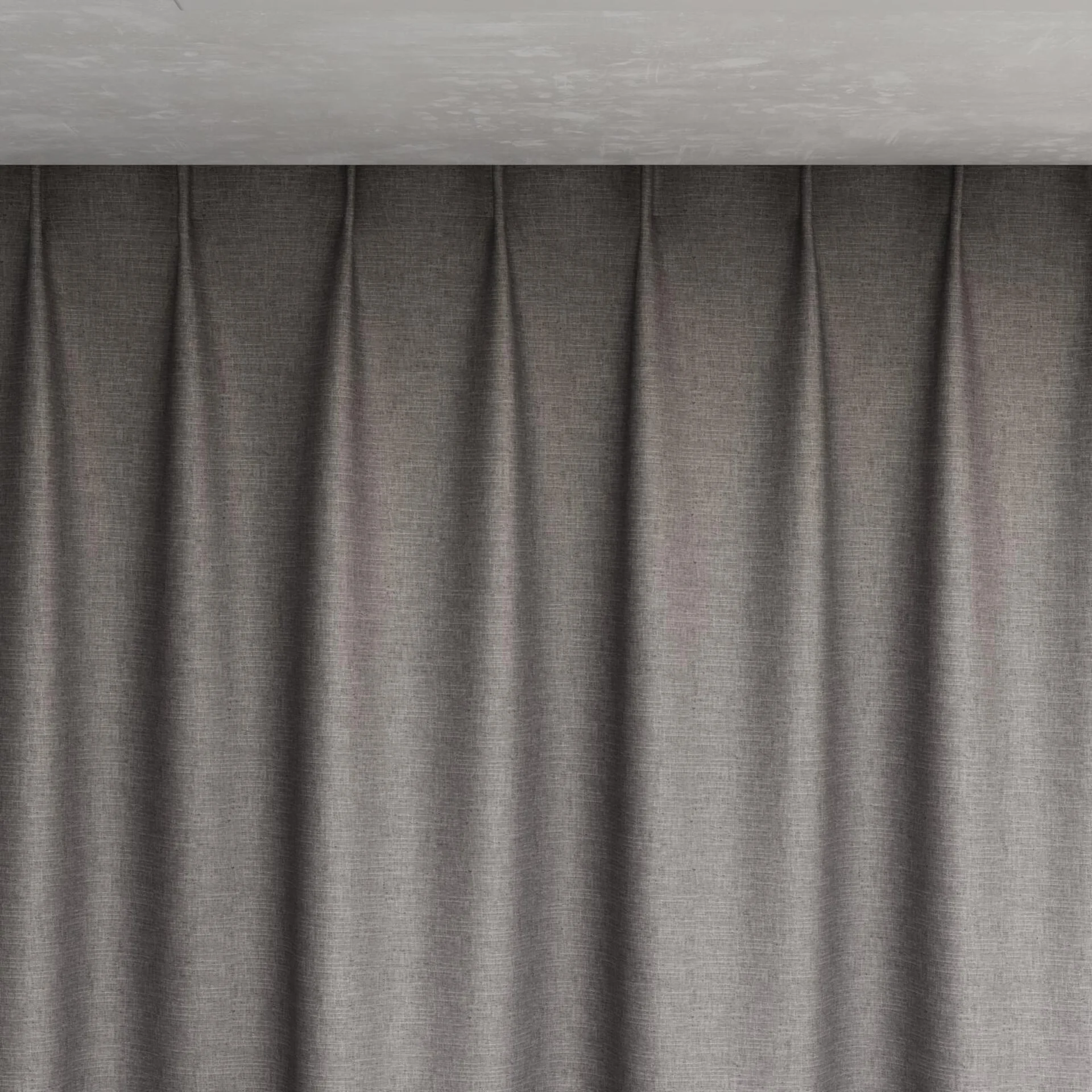 Top view of Tonto Slate, pinch pleat