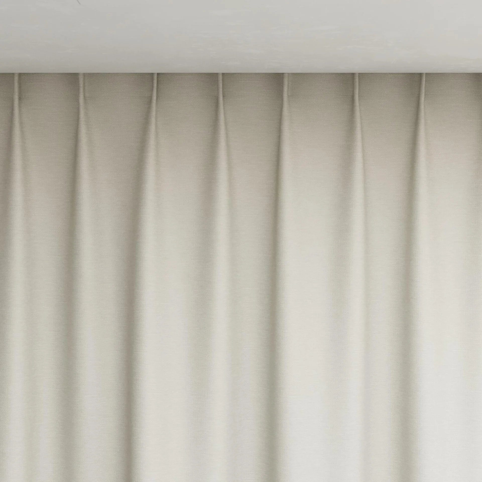 Top view of Colourwash Eco Parchment, pinch pleat