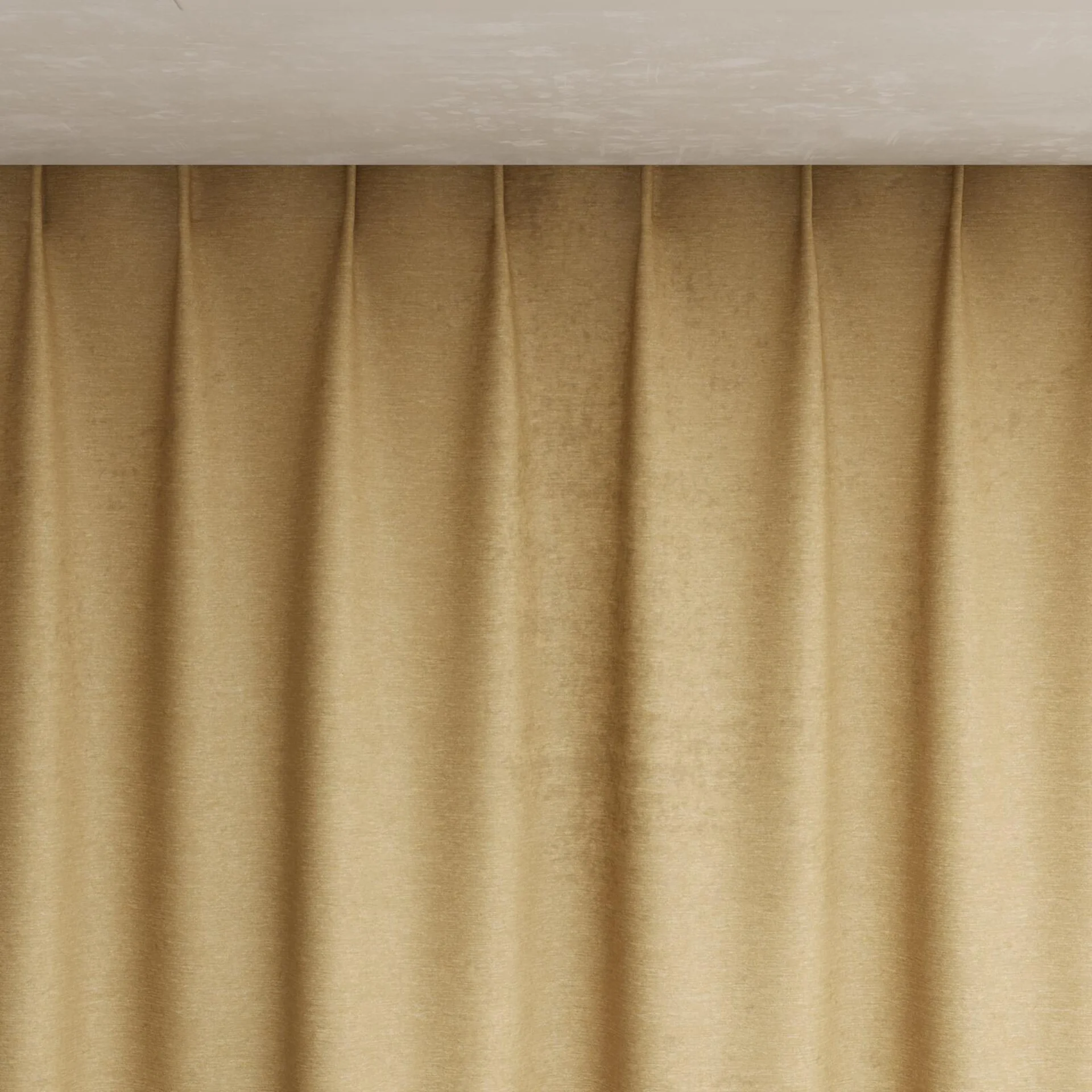 Top view of Lambada Sandshell, pinch pleat