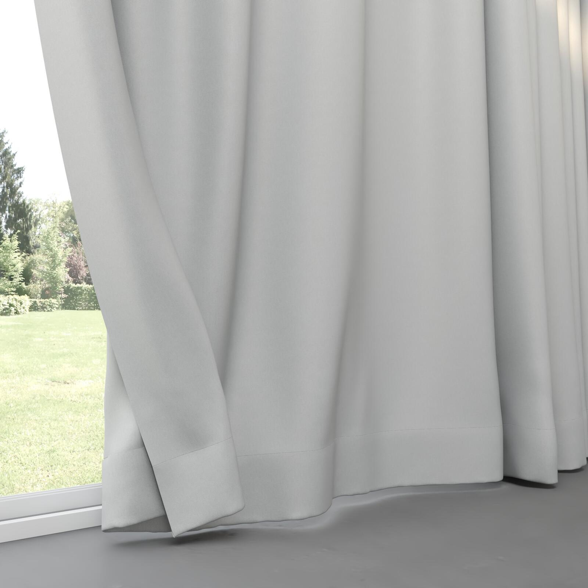 Bottom view of Woolskin Fog, pinch pleat