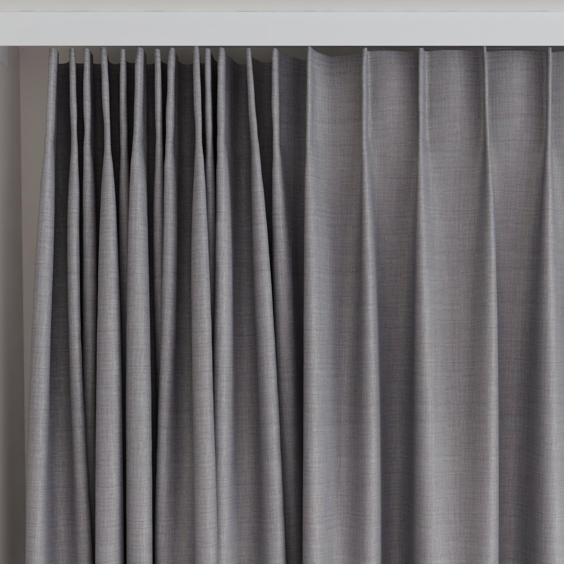 Top view of Loci Dim Out Gull, on curtain rail