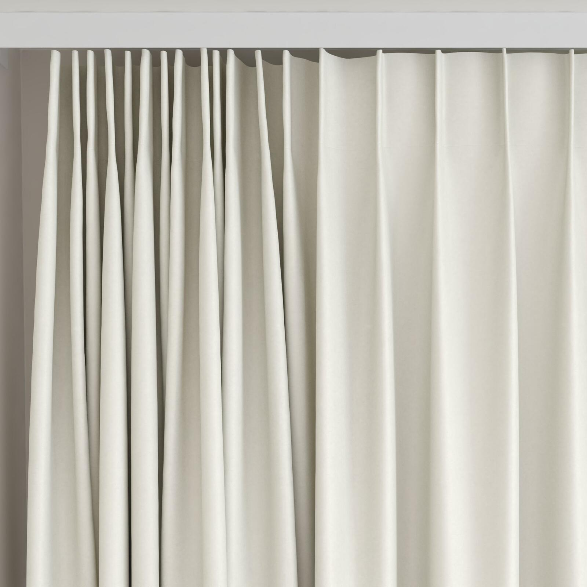 Top view of Re-Vive Putty, on curtain rail