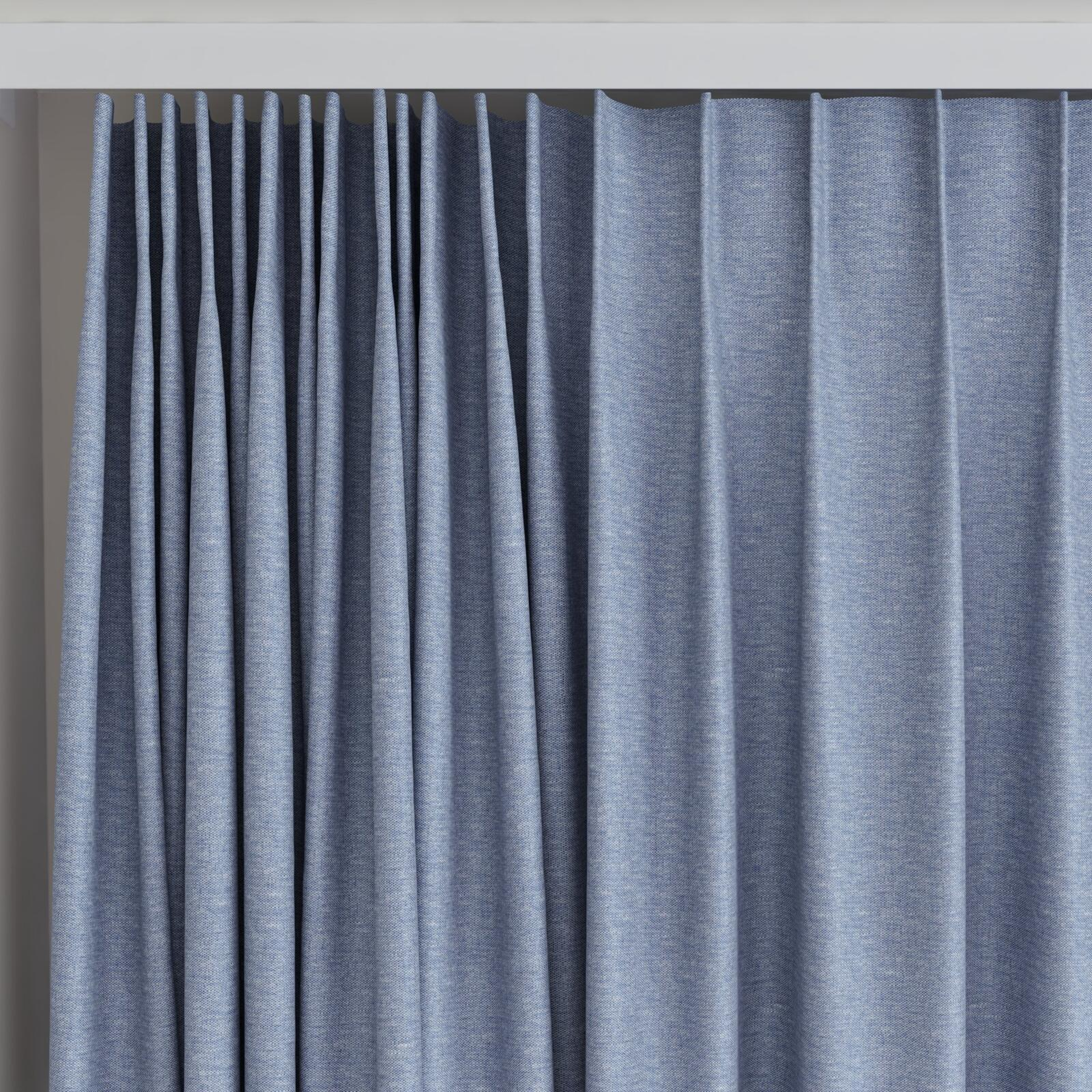Top view of Goa Ocean, on curtain rail