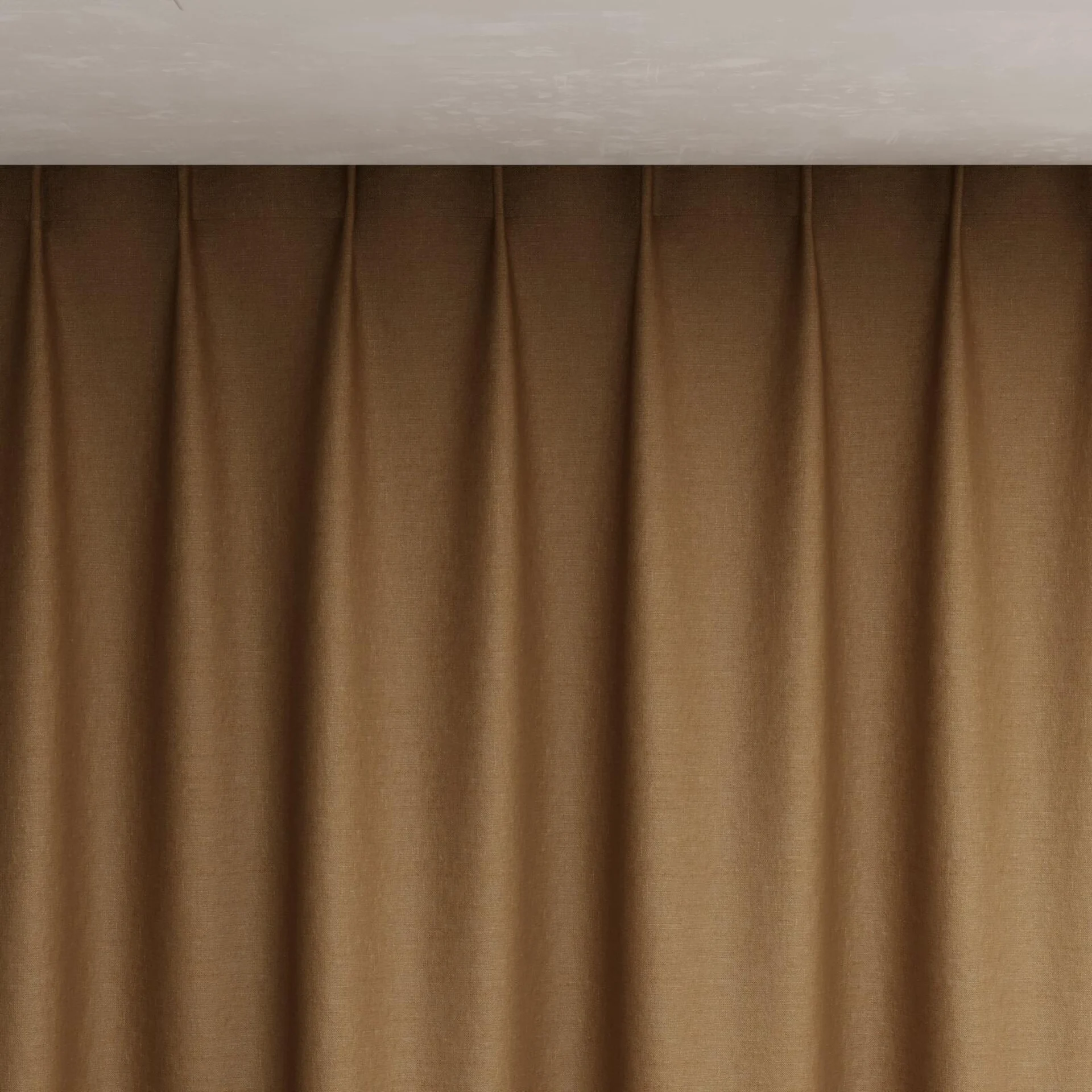 Top view of Infinite Adobe, pinch pleat