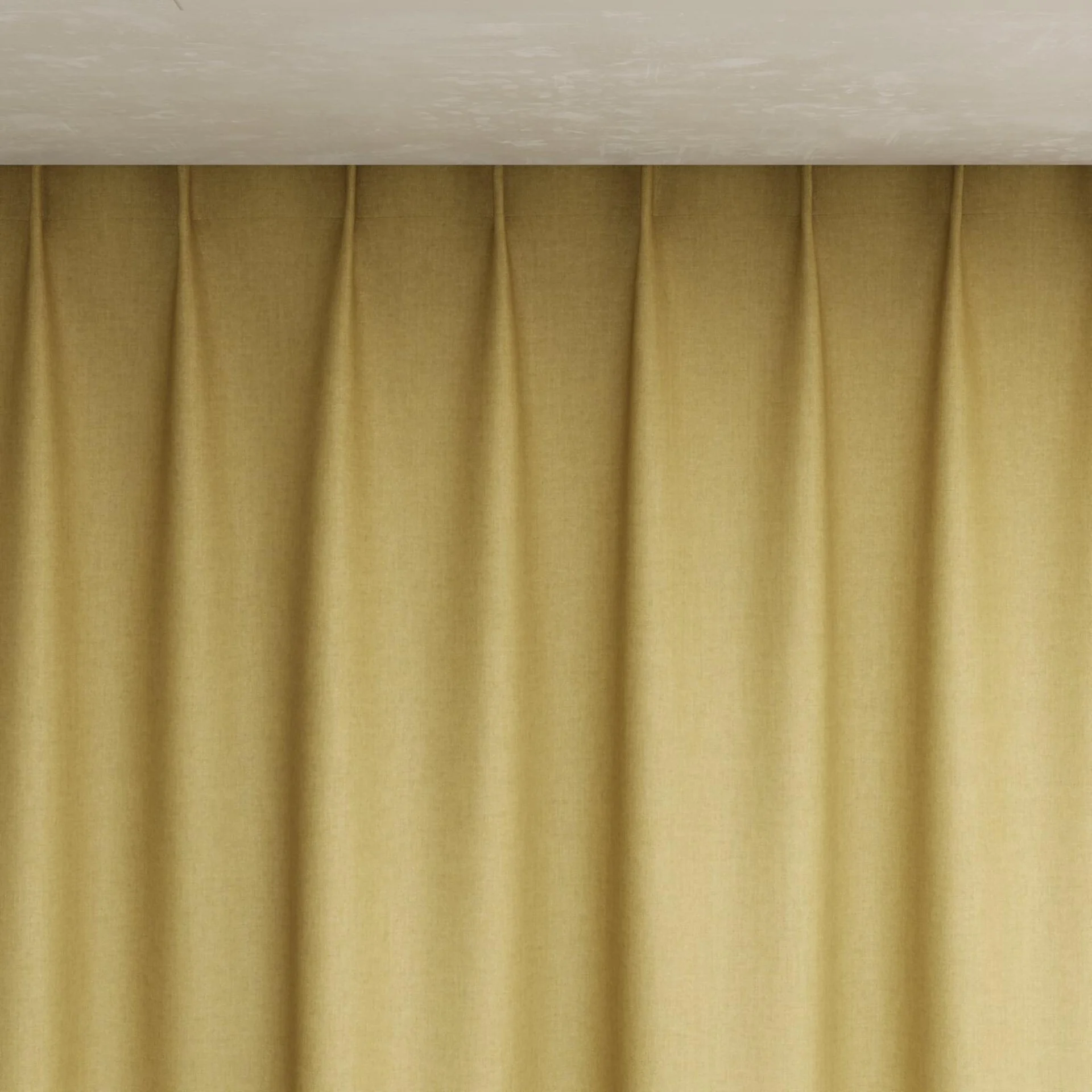 Top view of Cushy Bamboo, pinch pleat