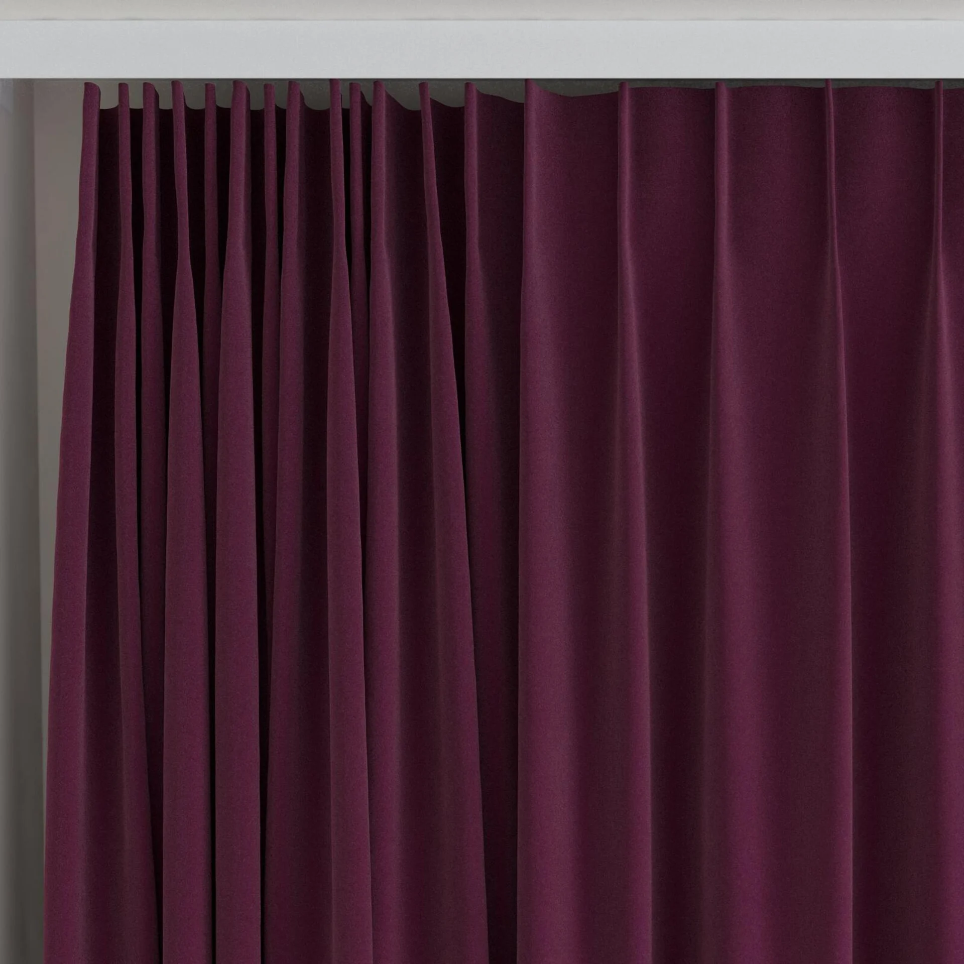 Top view of Vienna Empire, on curtain rail