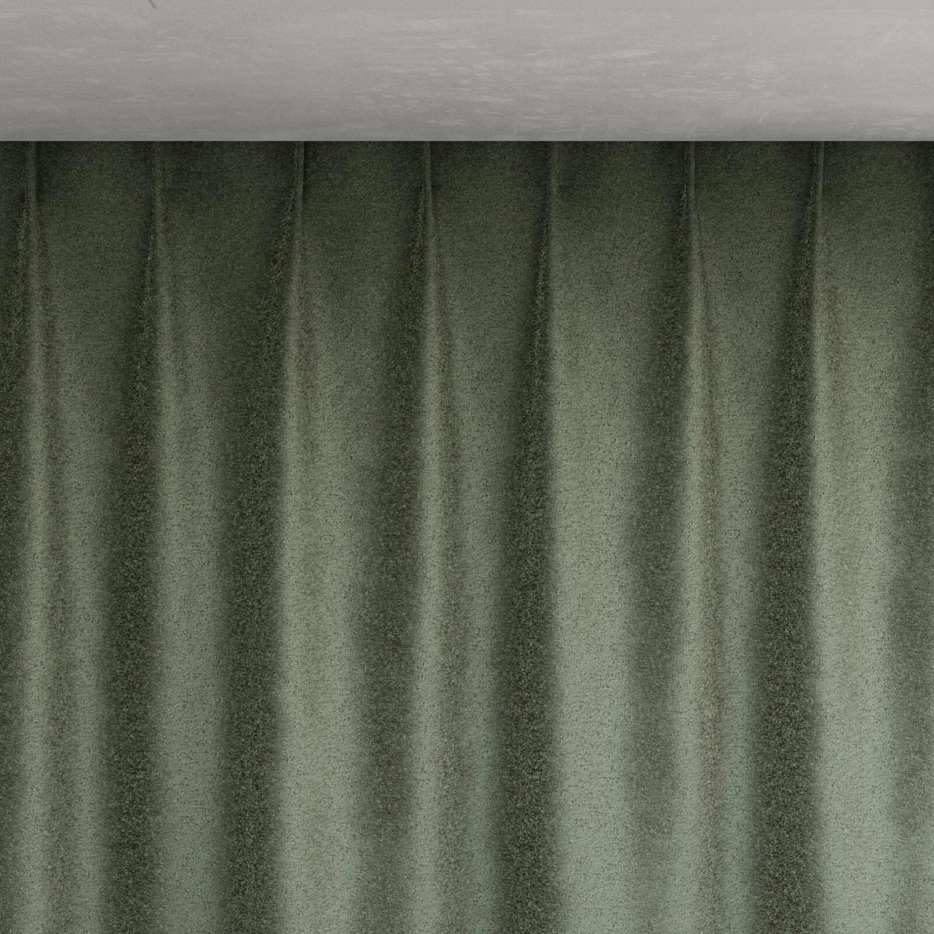 Top view of Brigadier Sycamore, pinch pleat