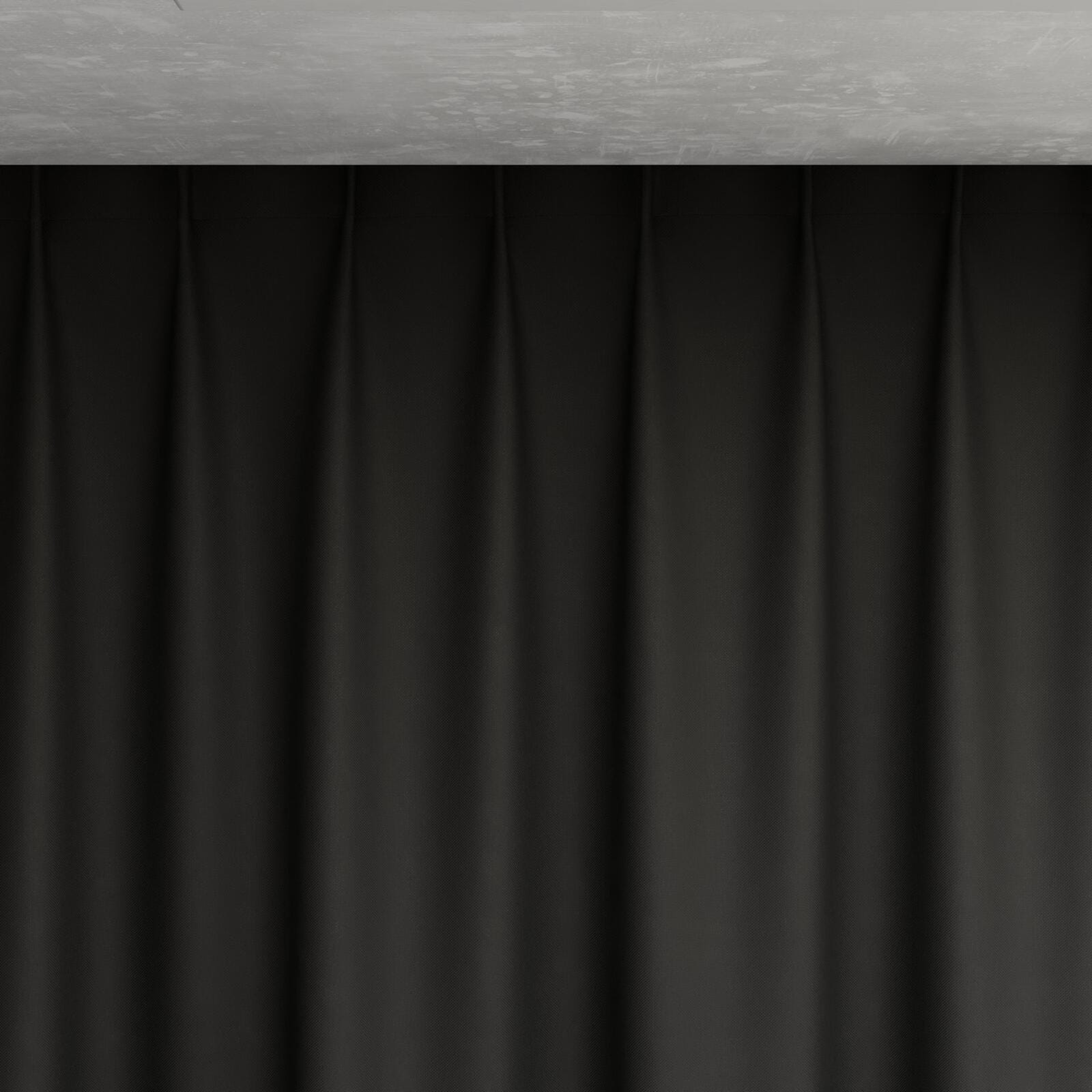 Top view of Dream Weaver 300 Coal, pinch pleat