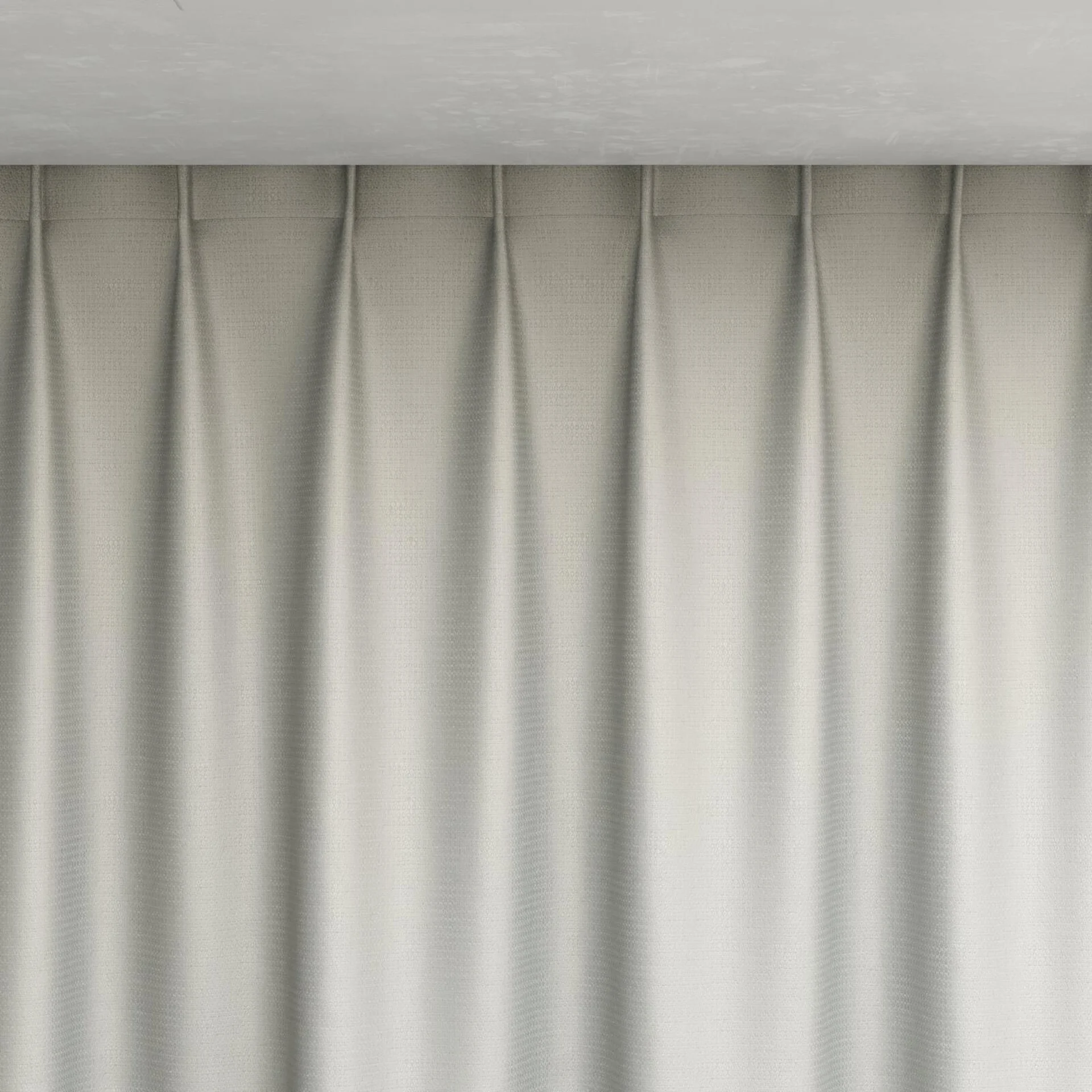Top view of Kennedy FR Blackout Moonstone, pinch pleat