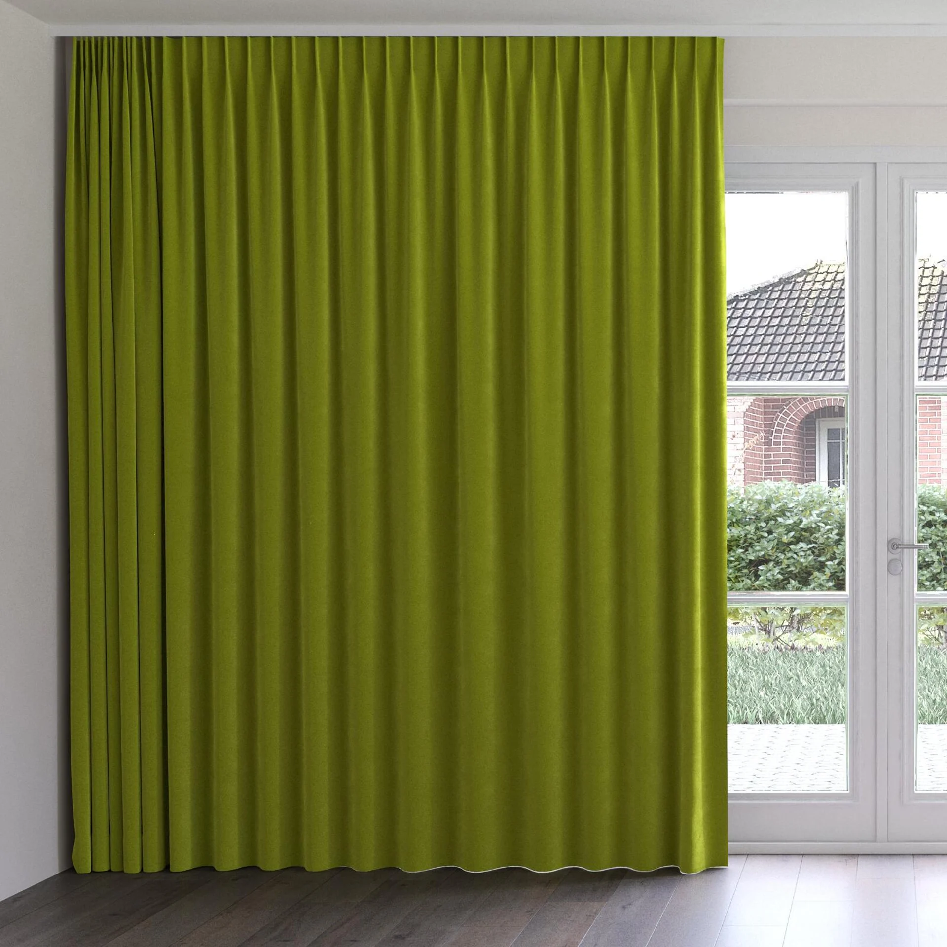 Front view of Verbier Oasis, on curtain rail