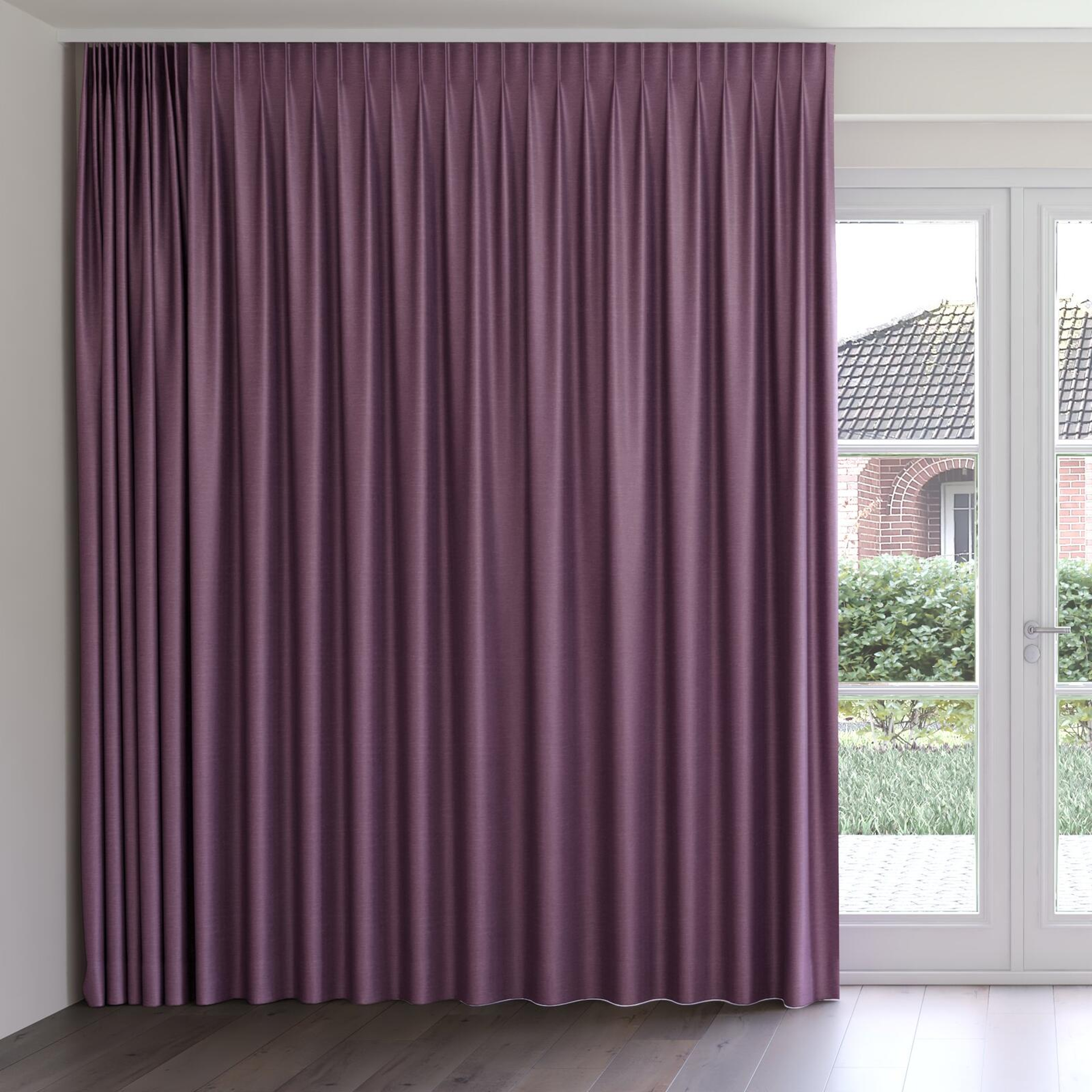 Front view of Provence Parma, on curtain rail