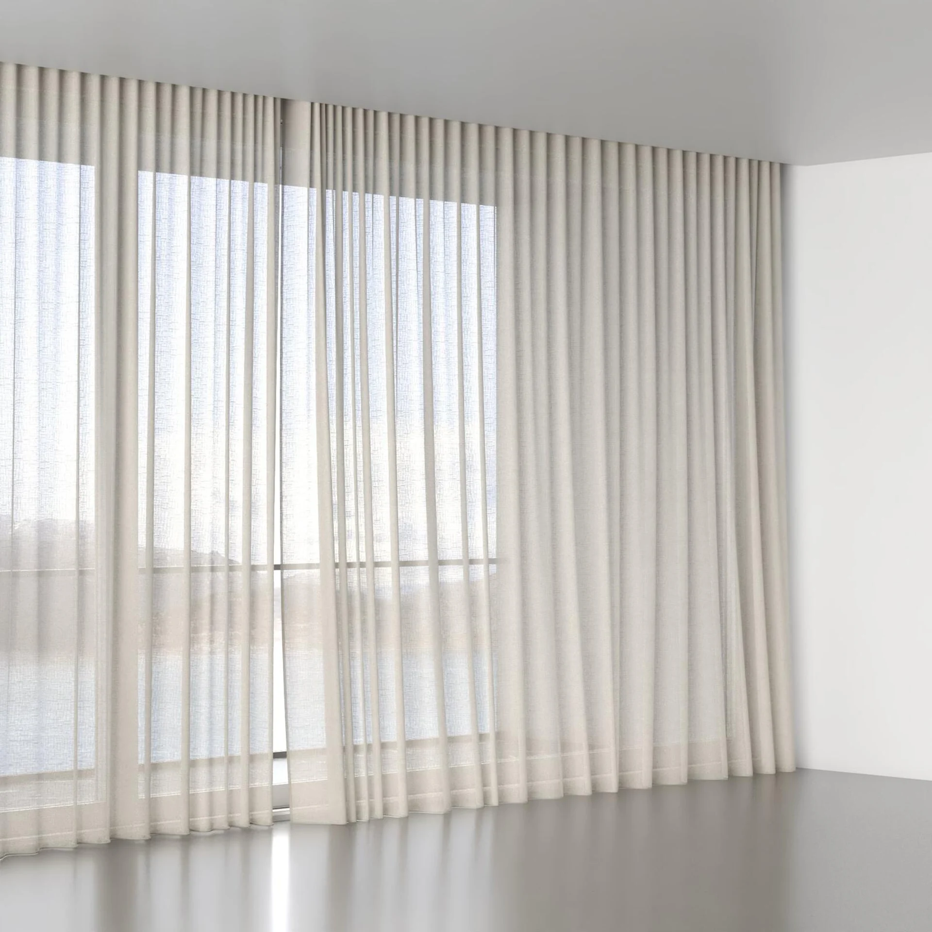 Full view of Fabiola Dune, wave pleat