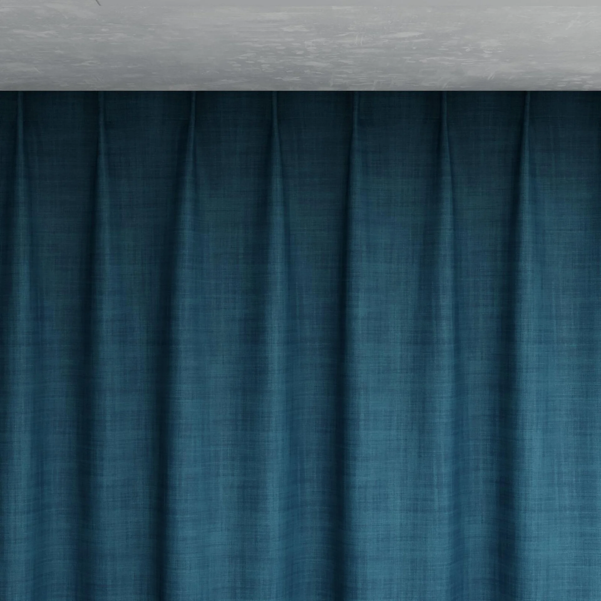 Top view of Loci Dim Out Azure, pinch pleat