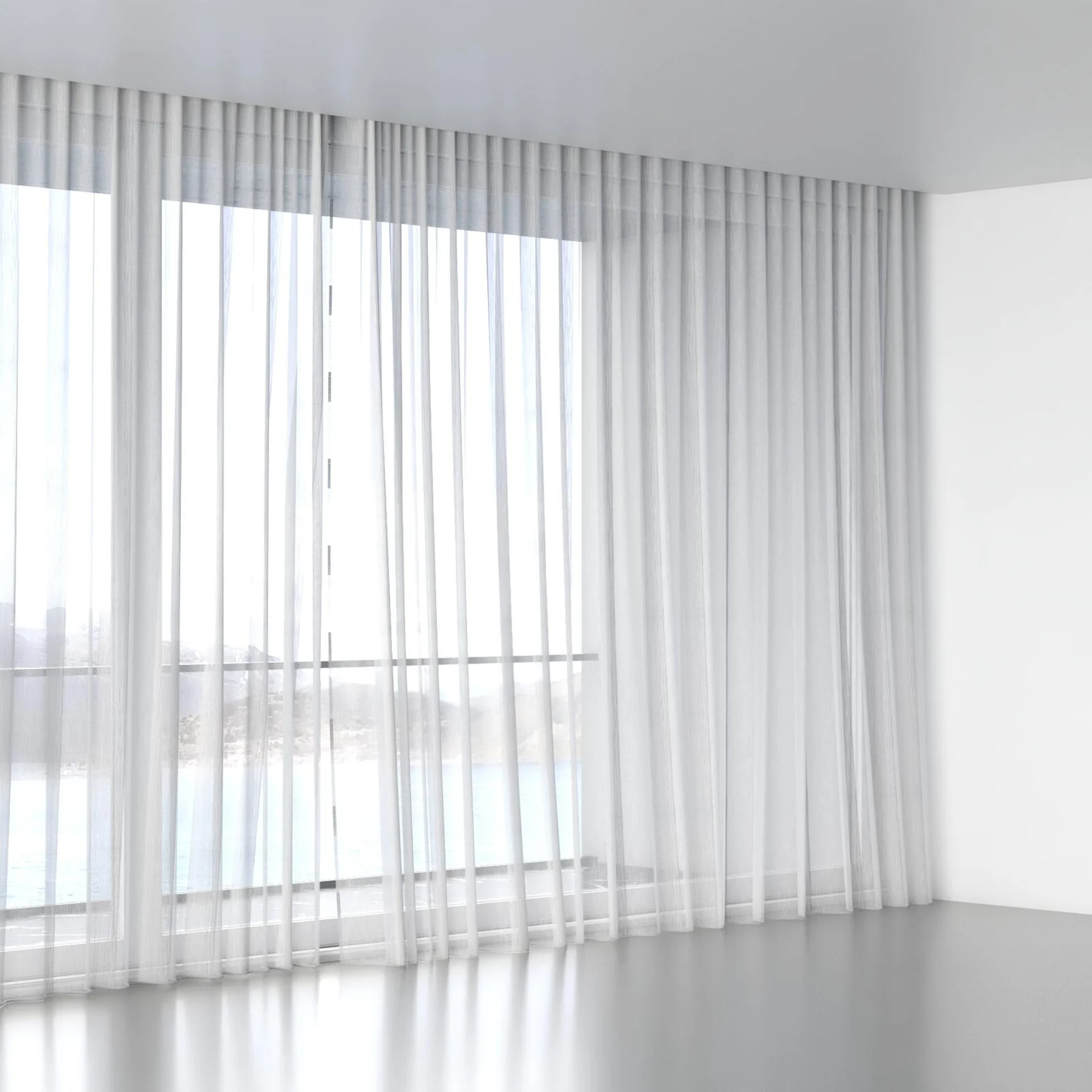 Full view of Emerge Ash, wave pleat