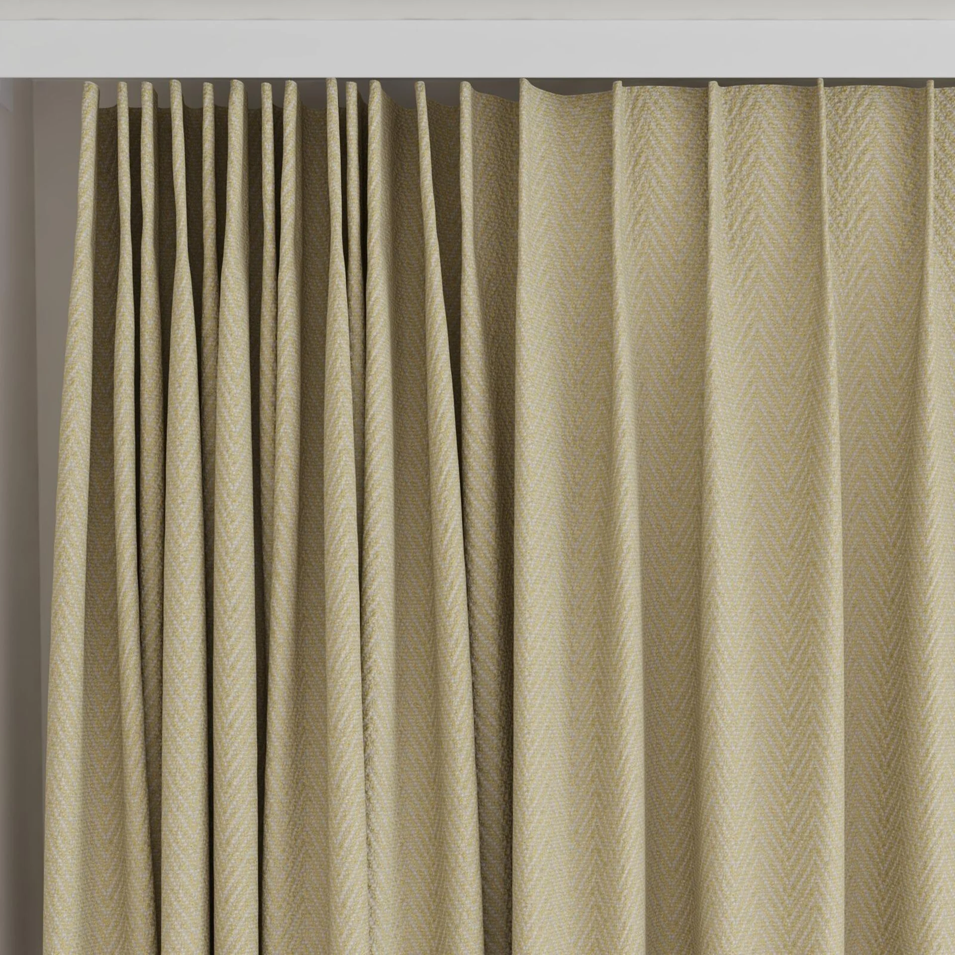 Top view of Saiph Tea, on curtain rail