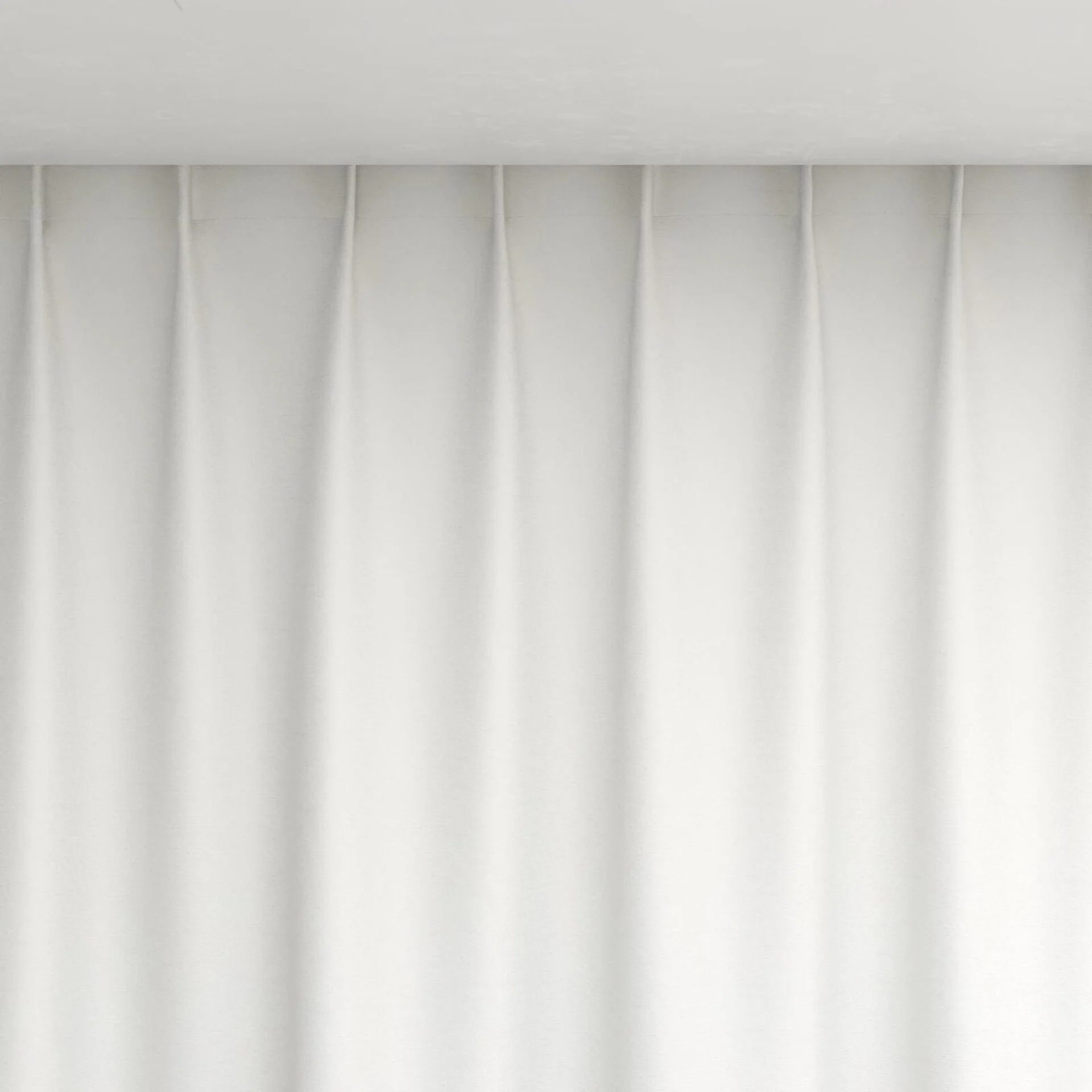 Top view of Ocean Whitewash, pinch pleat