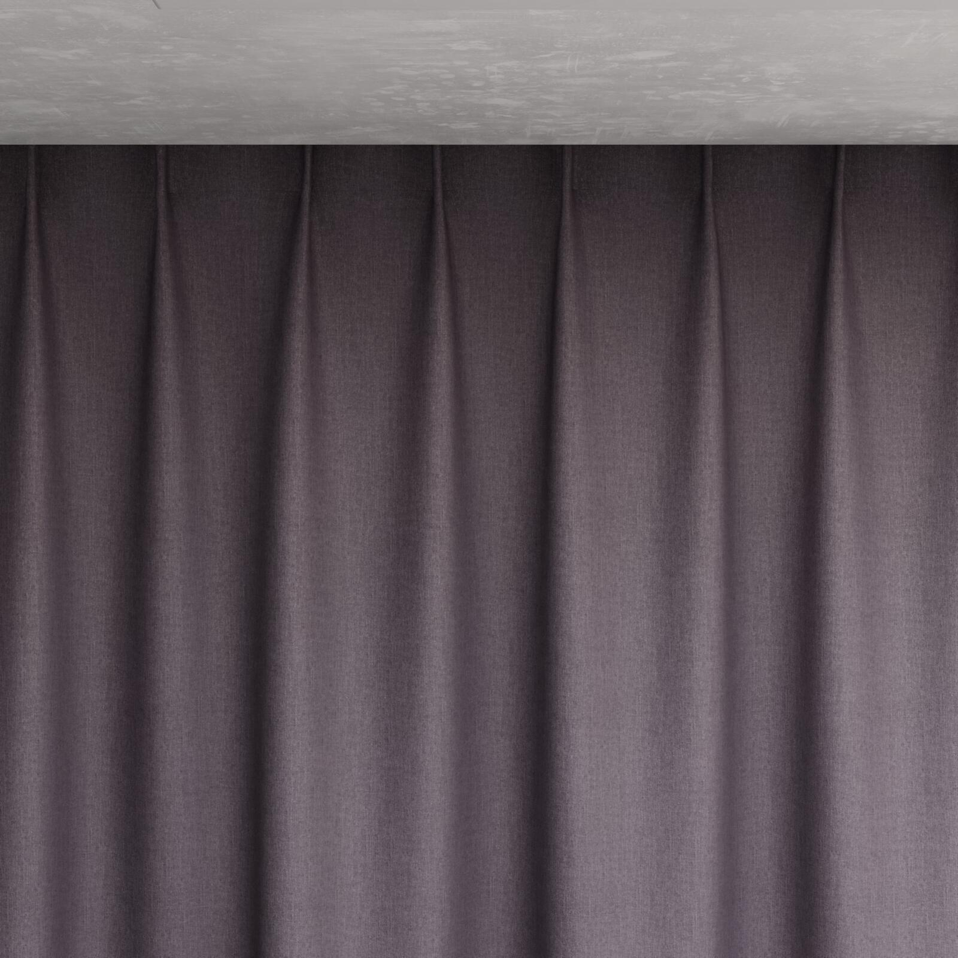 Top view of Cushy Slate, pinch pleat