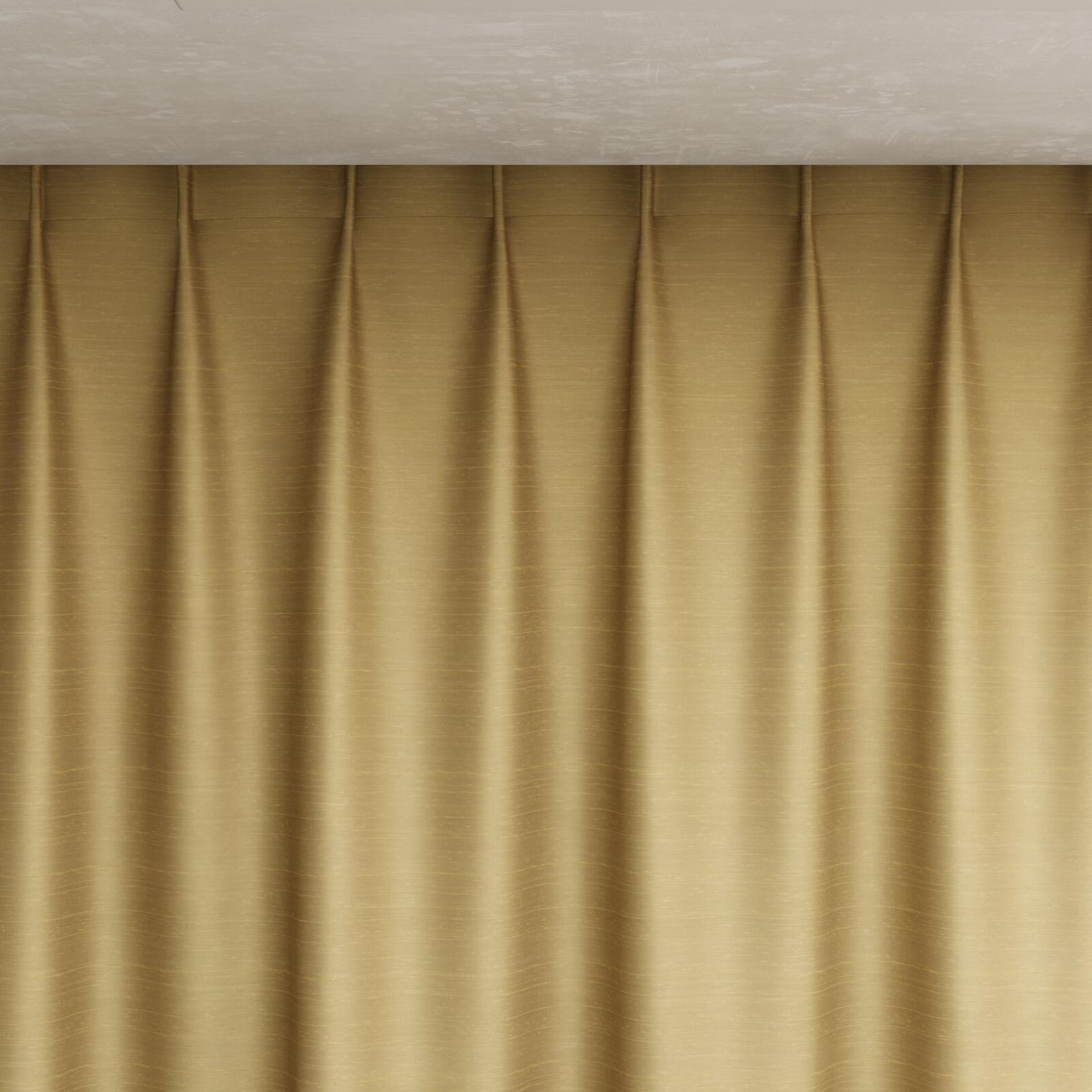 Top view of Silky Seagrass, pinch pleat