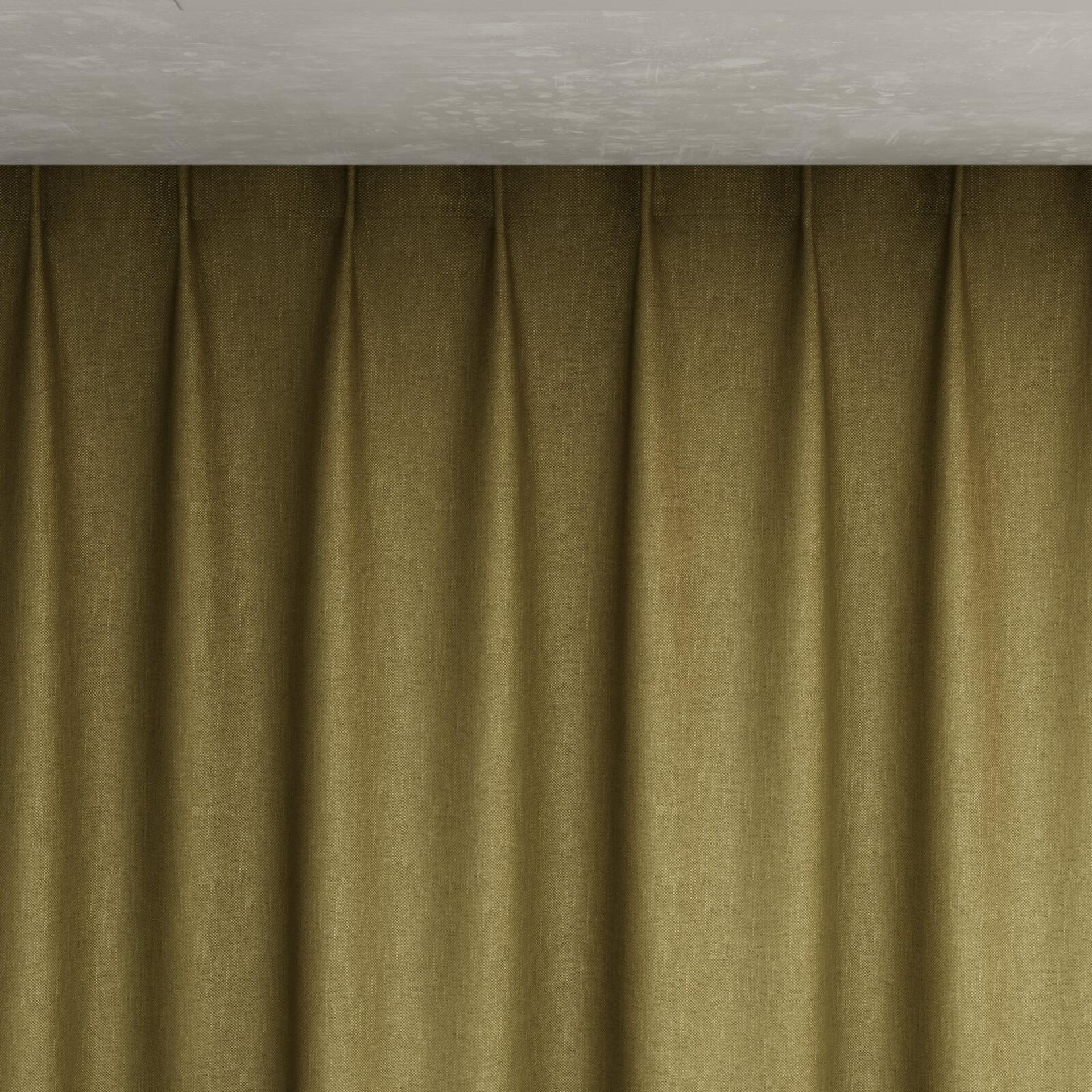 Top view of Bronco Cypress, pinch pleat