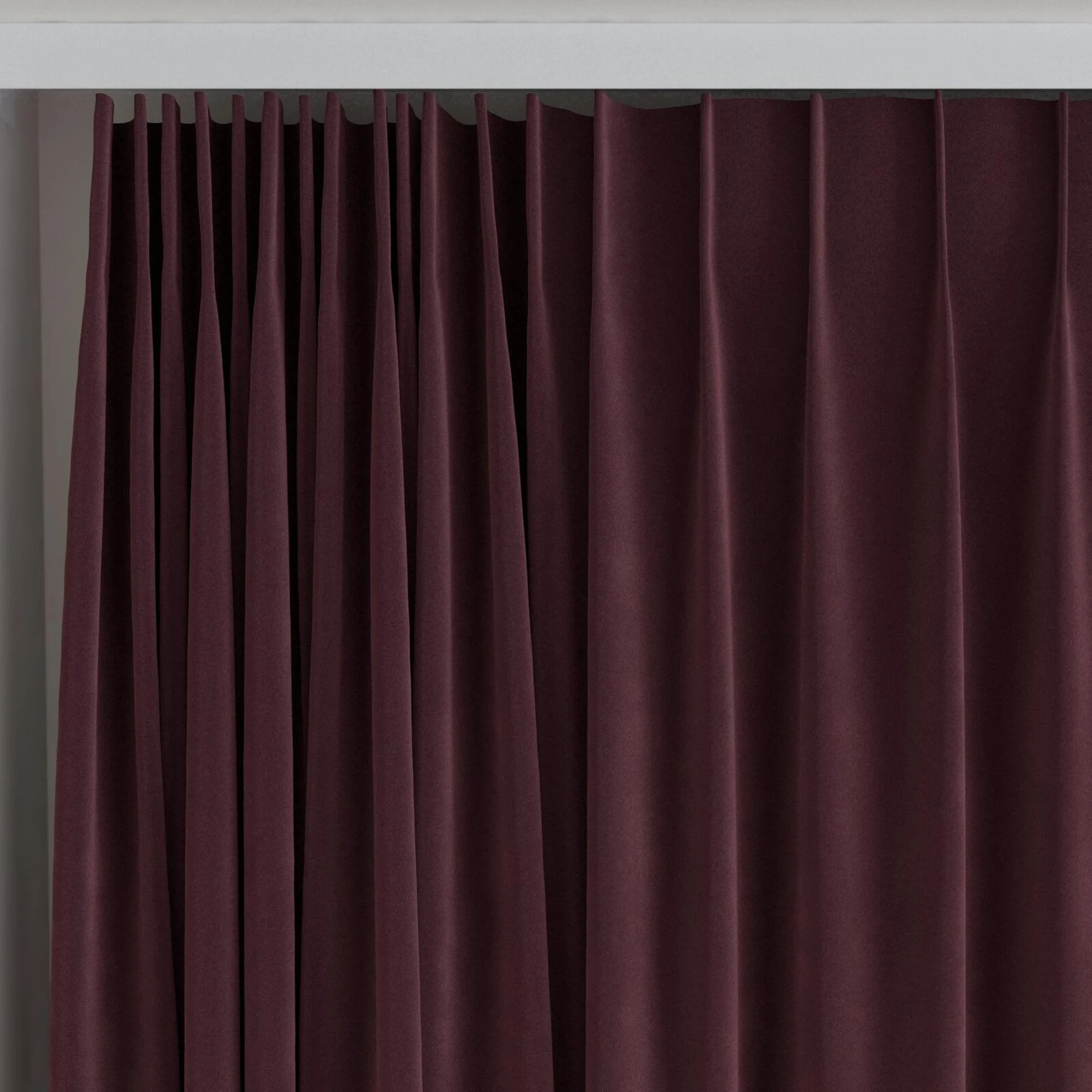 Top view of Verbier Porto, on curtain rail