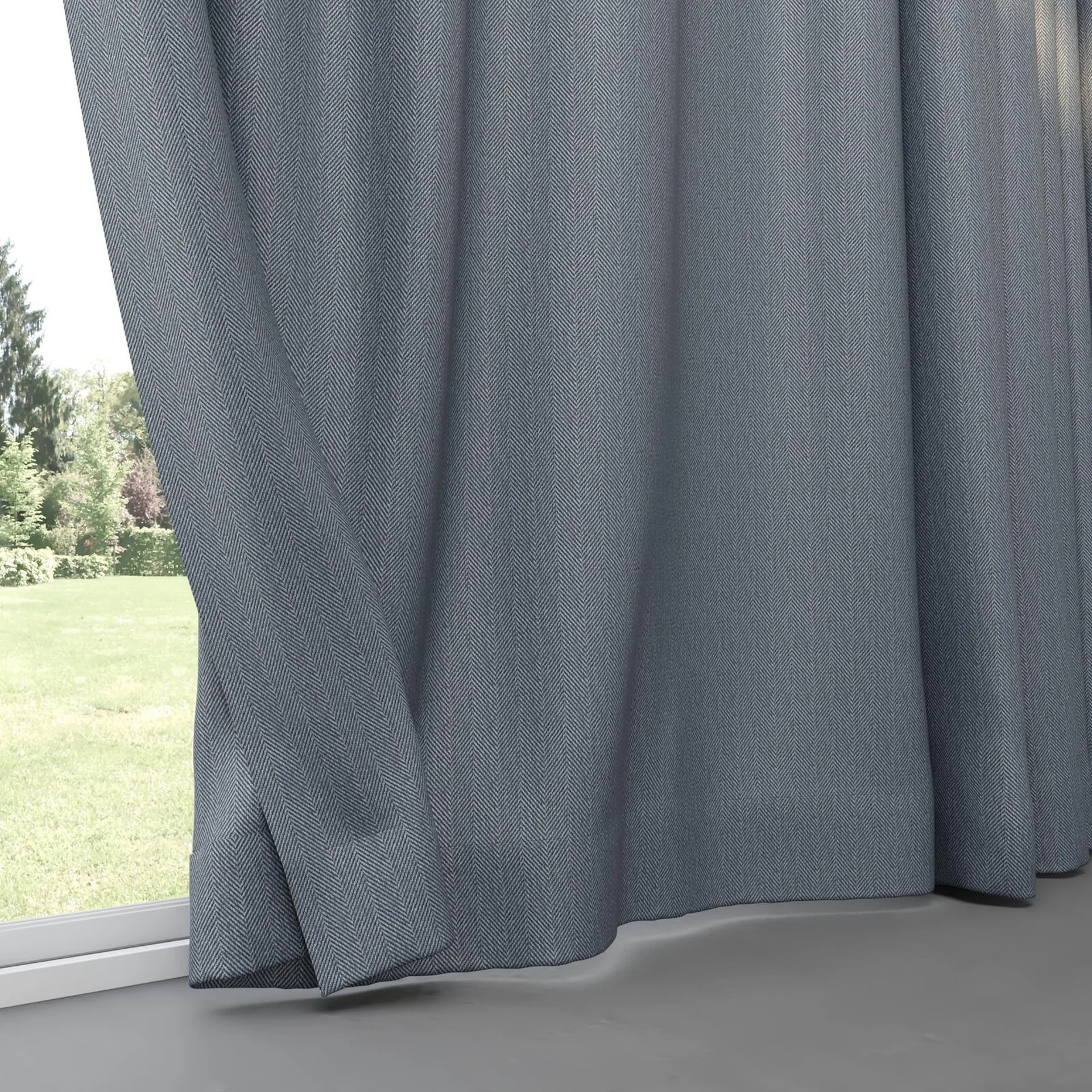 Bottom view of Trailblazer Airforce, pinch pleat