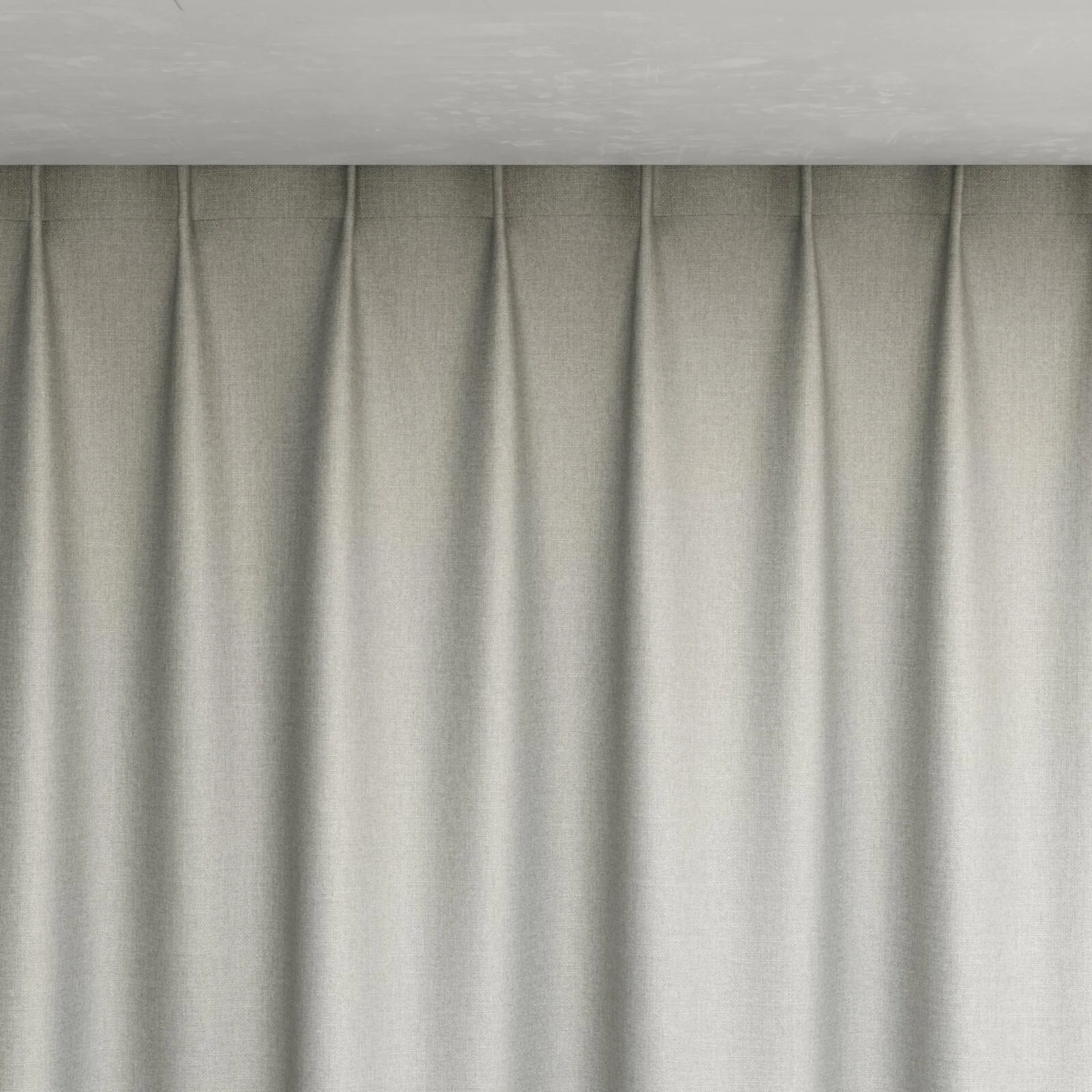 Top view of Jupiter Smoke, pinch pleat