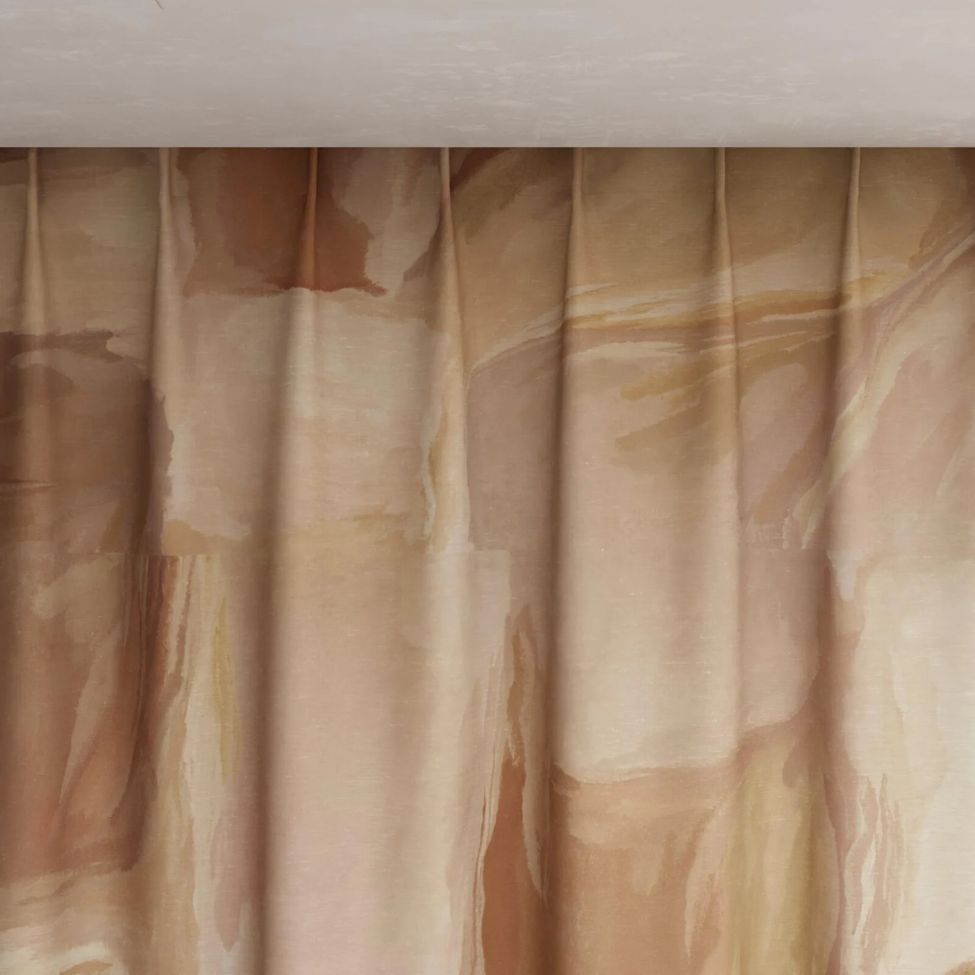 Top view of Colour Field Clay, pinch pleat